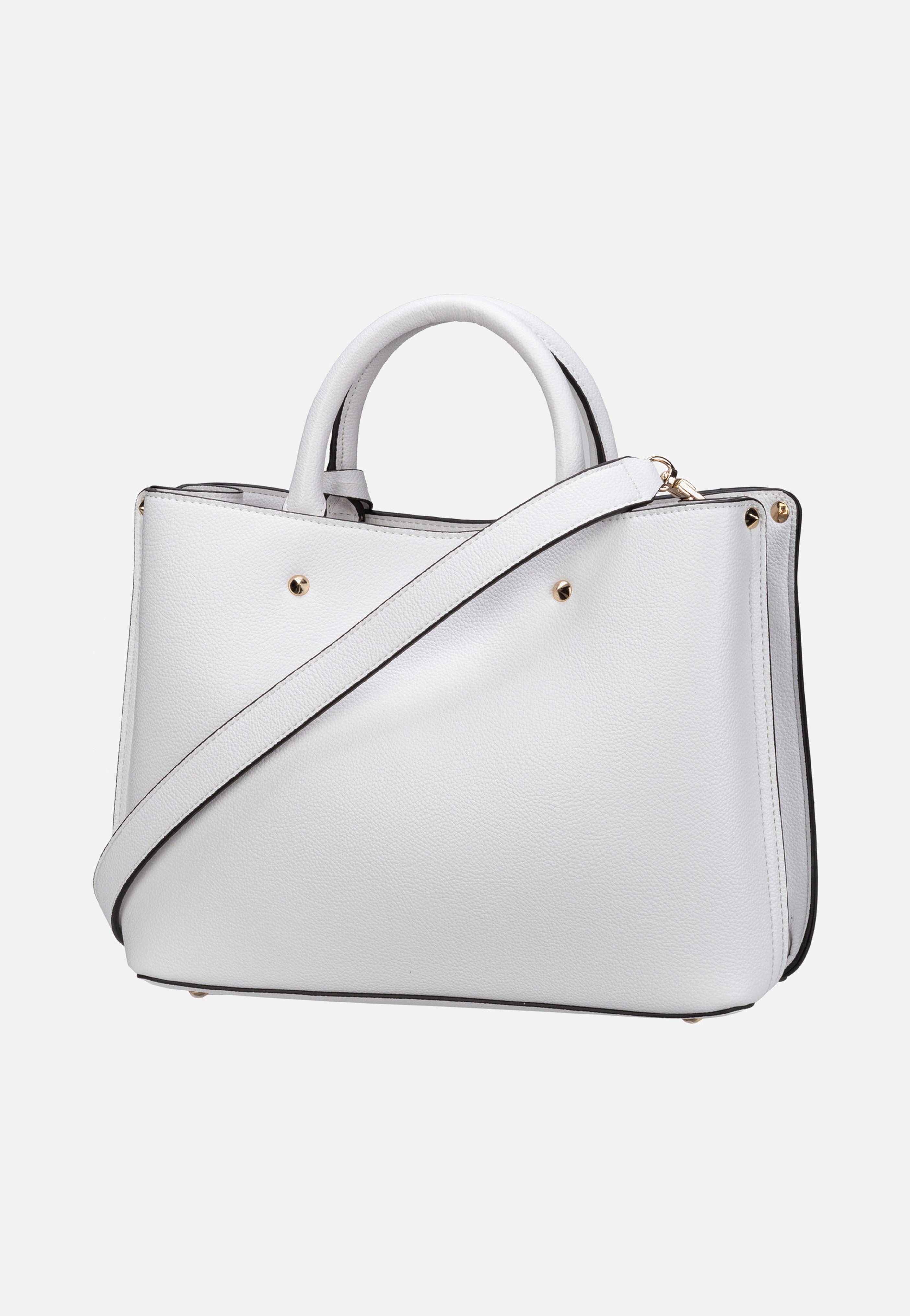Guess - Meridian Girlfriend Satchel Stone - Tote Bag | Women-Image