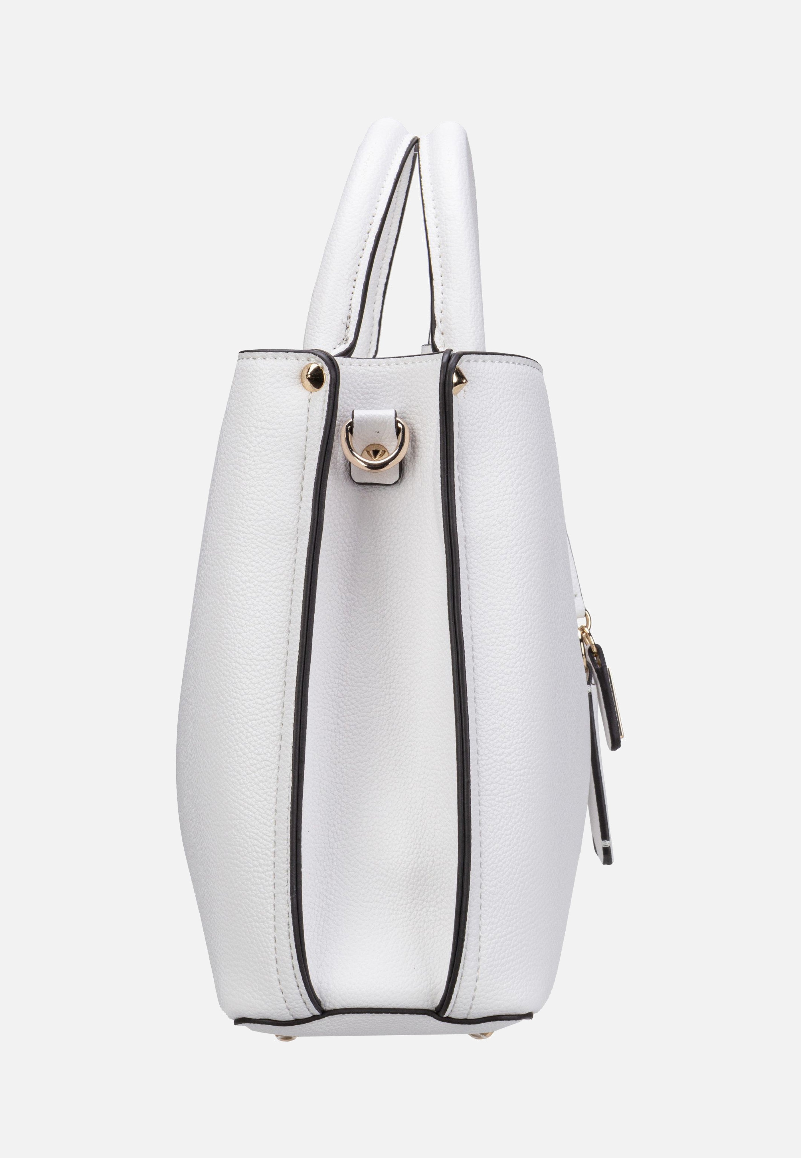 Guess - Meridian Girlfriend Satchel Stone - Tote Bag | Women-Image