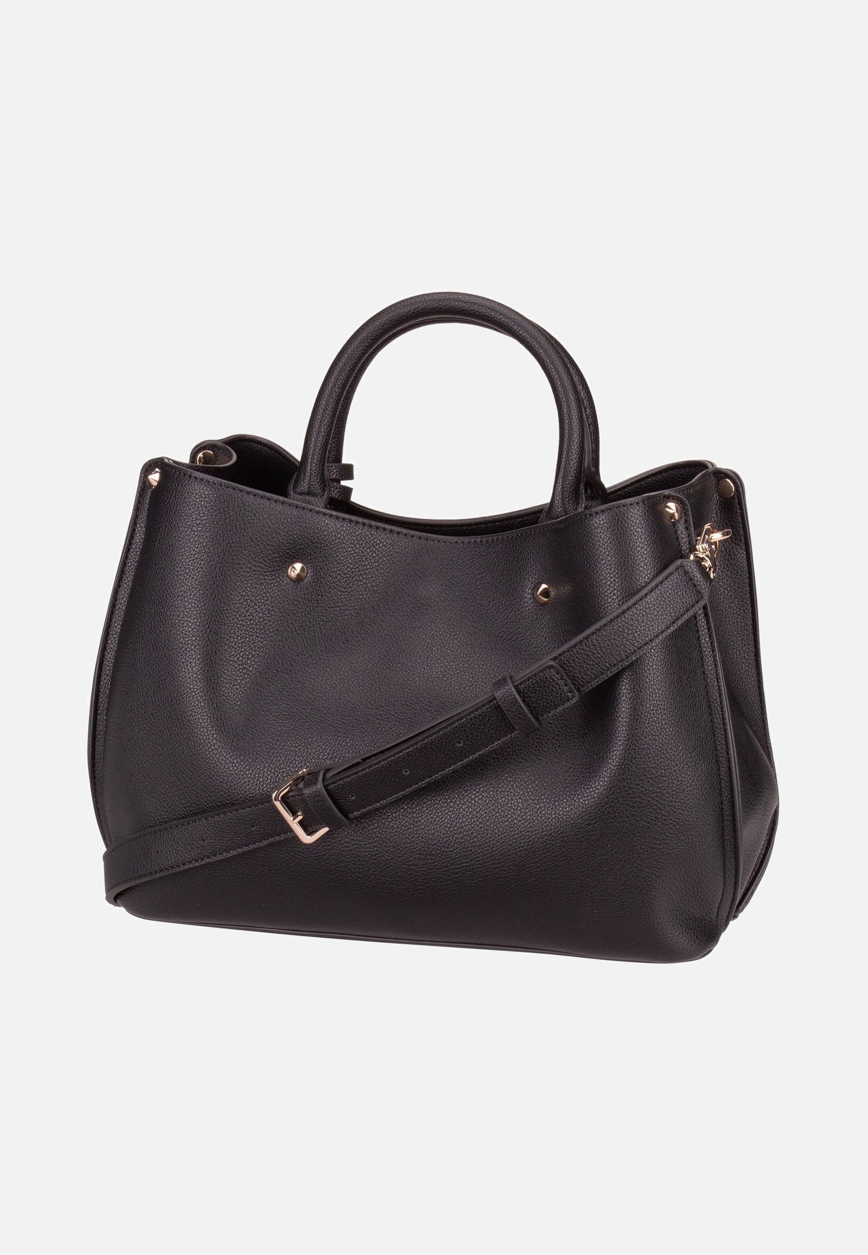 Guess - Meridian II Girlfriend SAT 74060 Black - Tote Bag | Women-Image