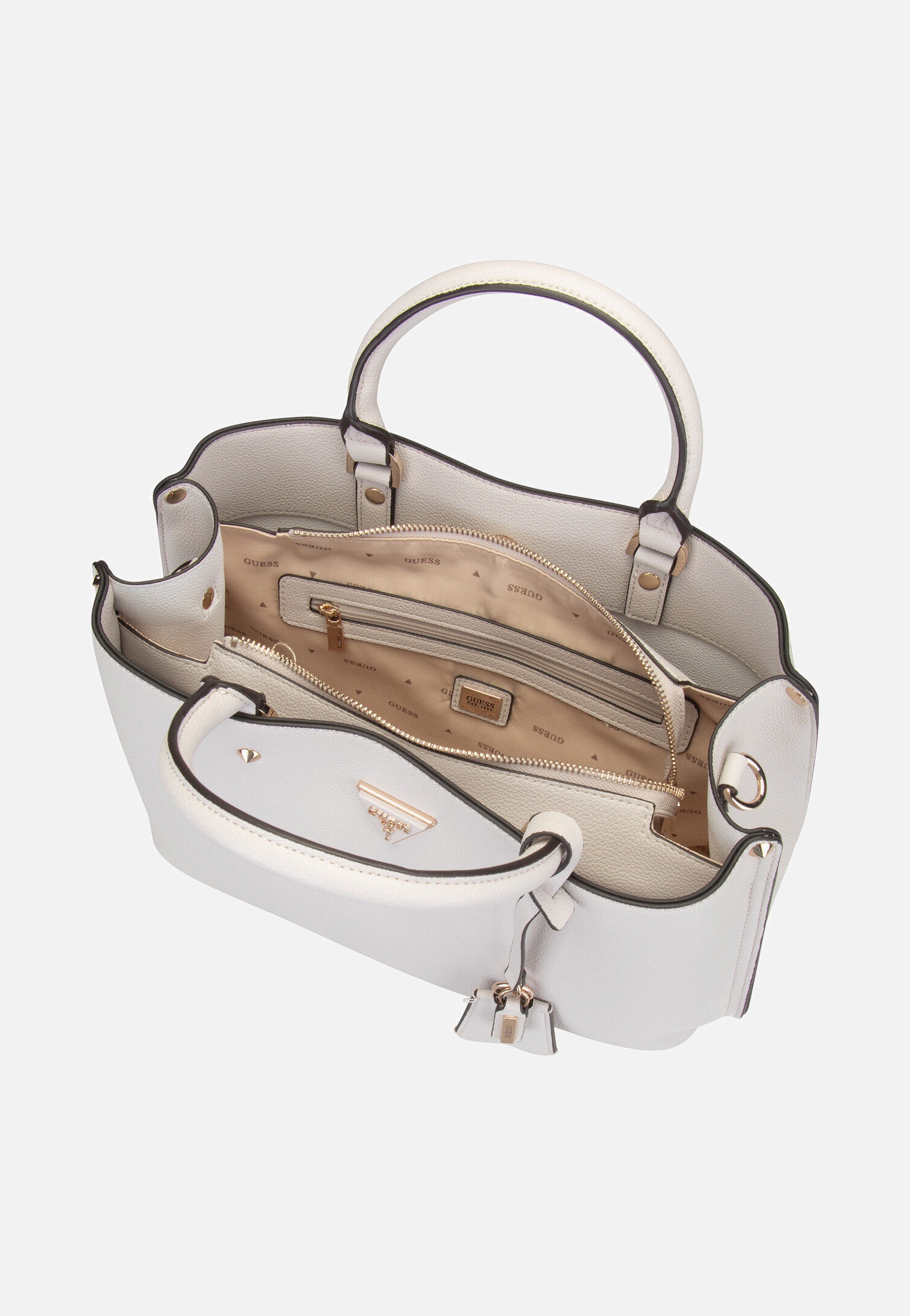 Guess - Meridian II Girlfriend SAT 74060 Ivory - Tote Bag | Women-Image