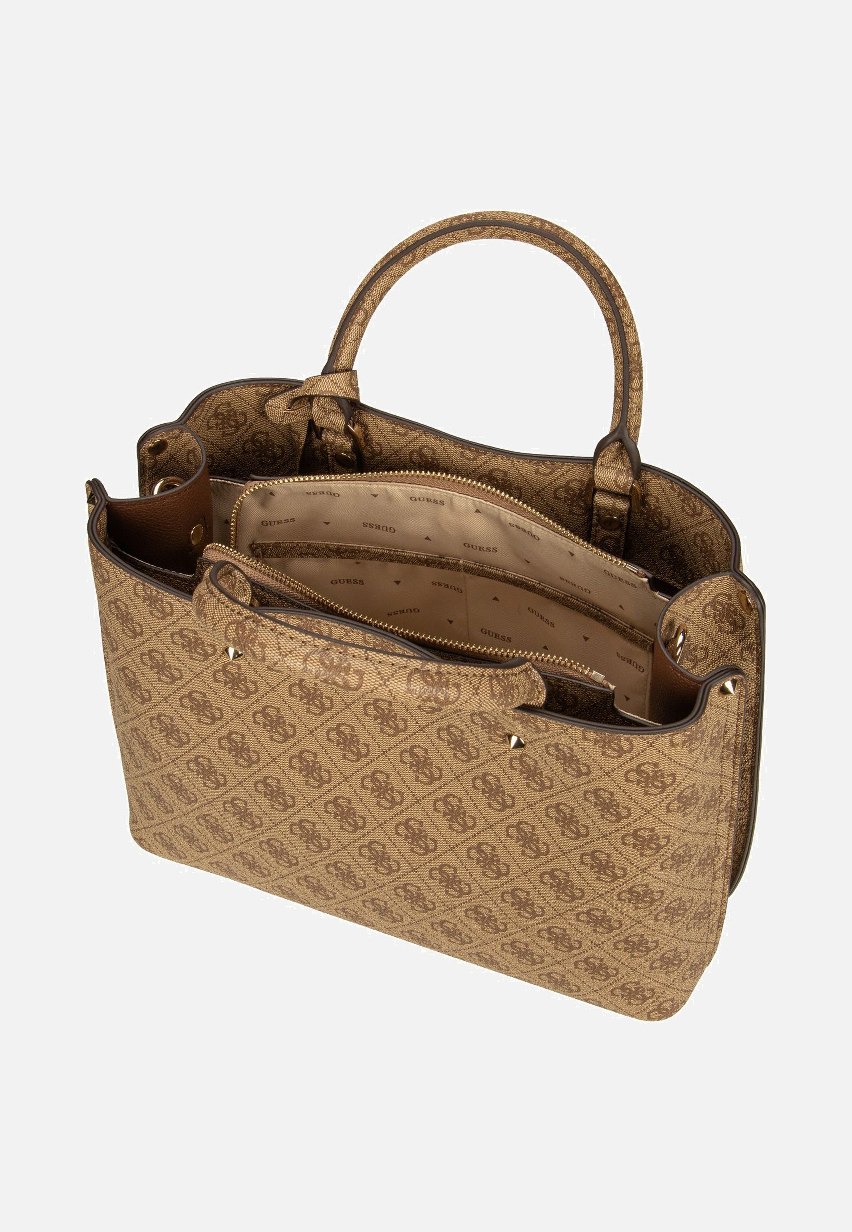 Guess - Meridian II Girlfriend SAT 74060 Logo Latte - Satchel | Women-Image