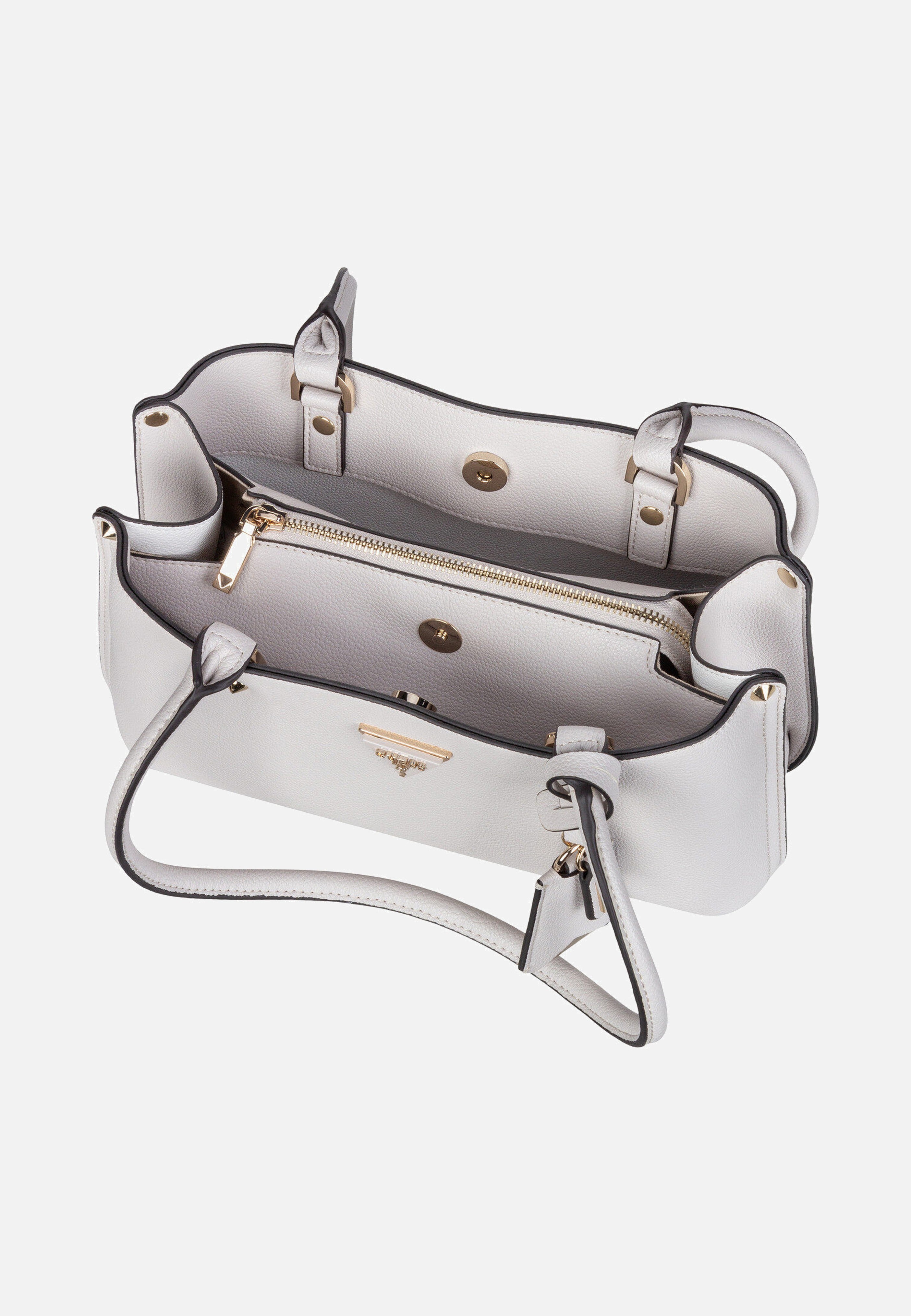Guess Meridian II Shoulder SAT 74090 Ivory Shoulder Bag