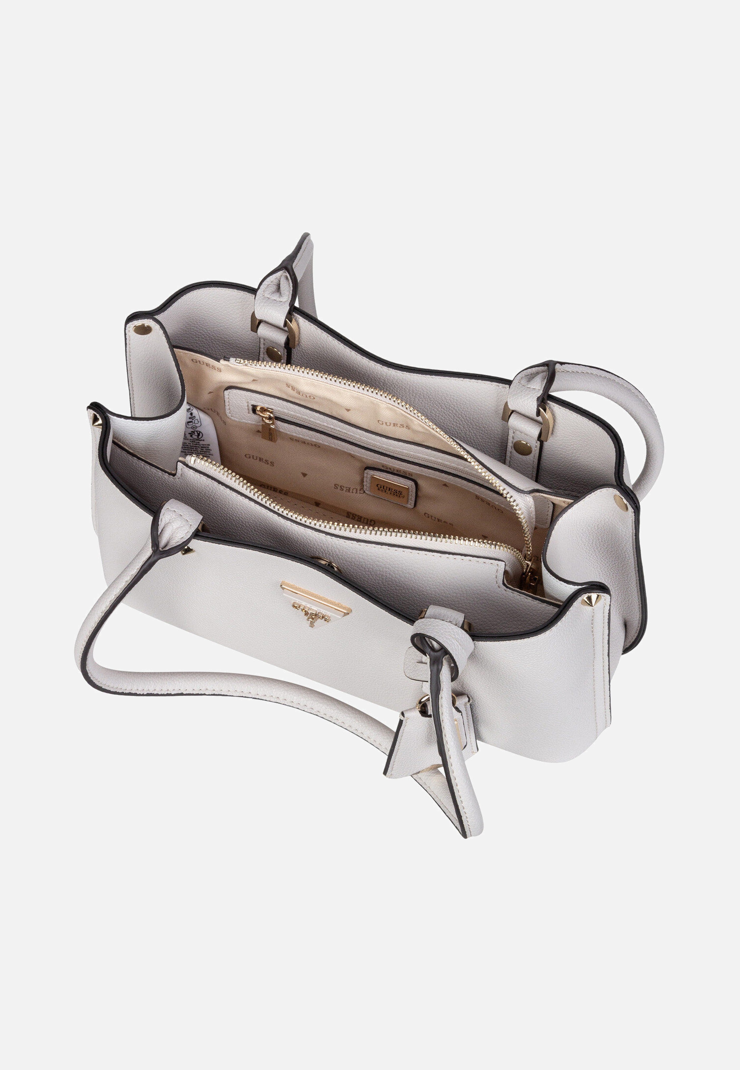 Guess Meridian II Shoulder SAT 74090 Ivory Shoulder Bag