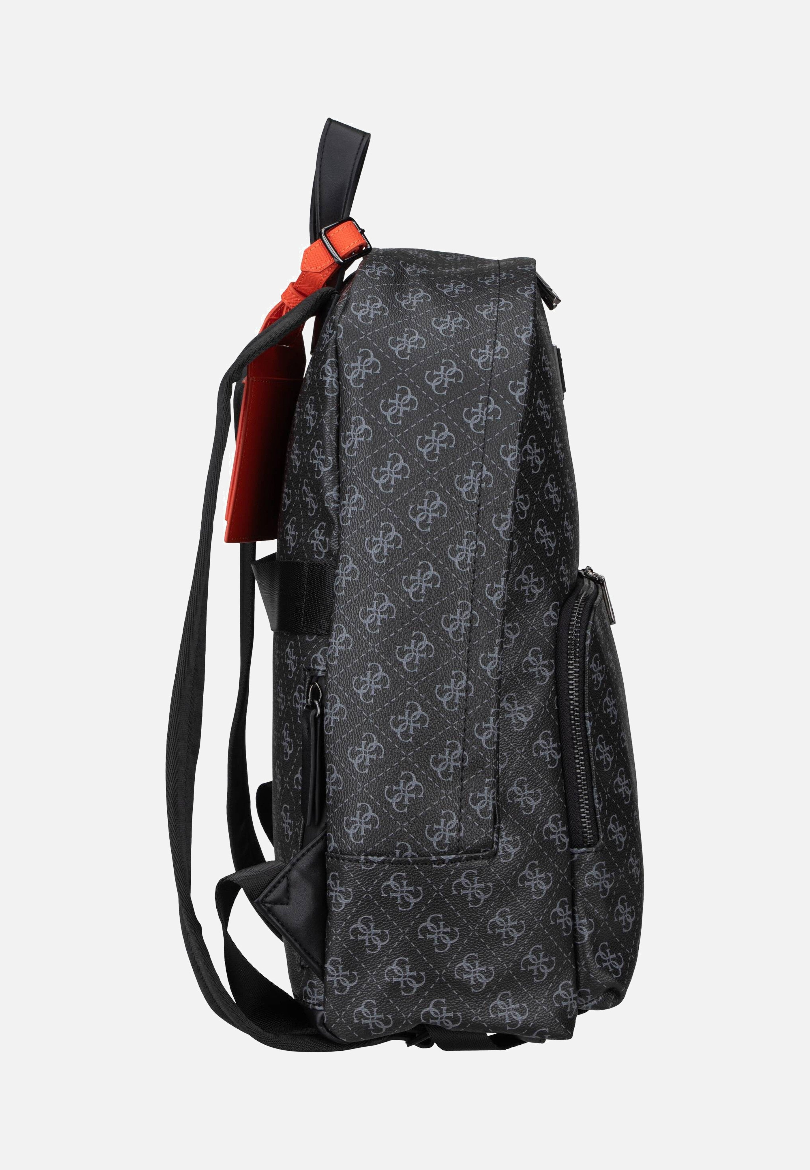 Guess Milano 4G Compact BP P5219 Dark Black Backpack