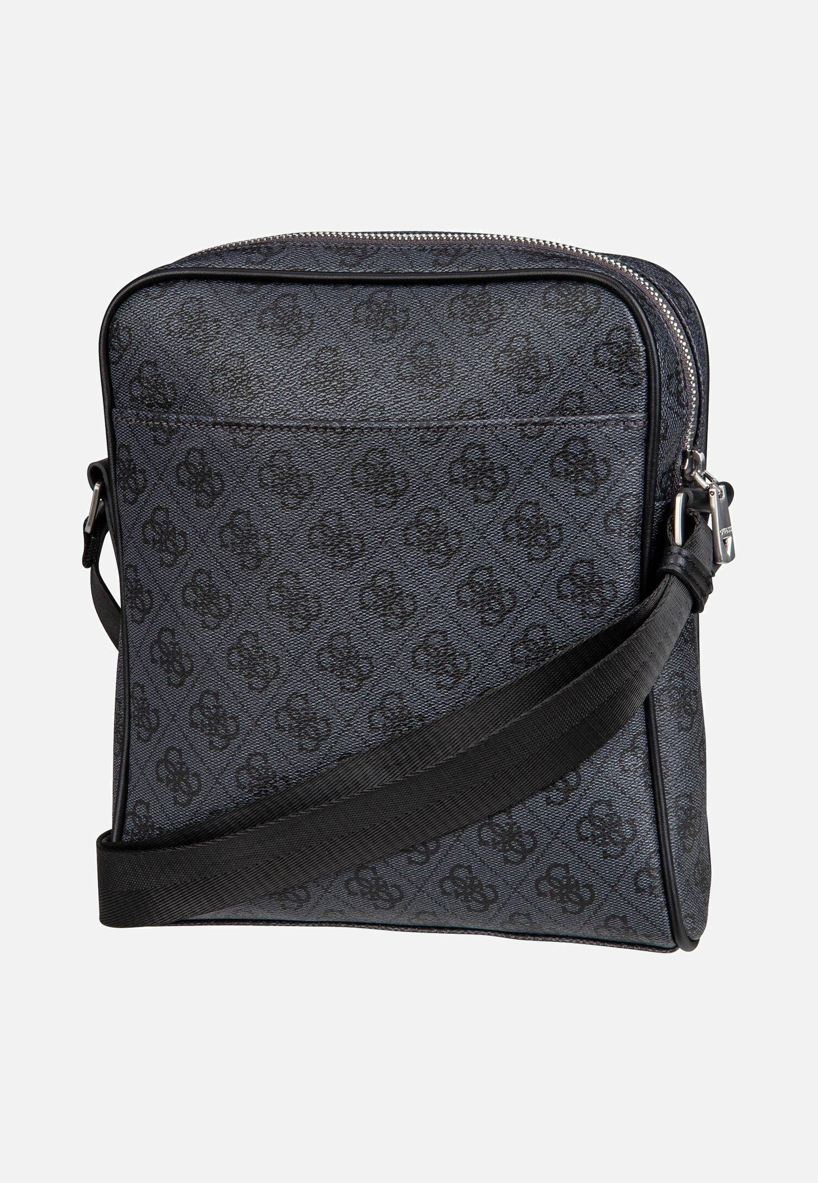 Guess - Milano 4G Eco Top Zip Black - Crossbody Bag | Men-Image