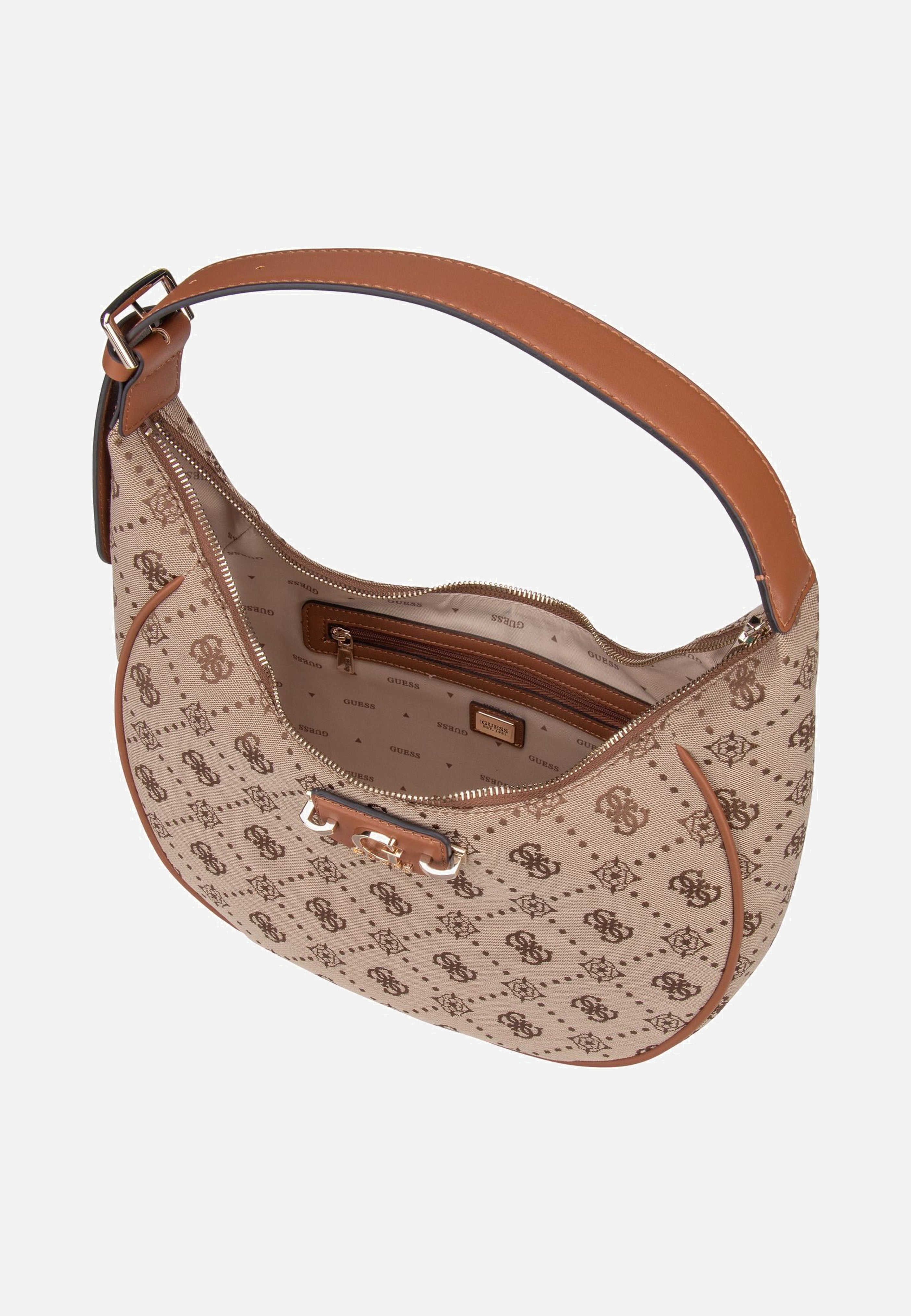 Guess - Neda HOB SHB 54020 Logo Latte - Shoulder Bag | Women-Image