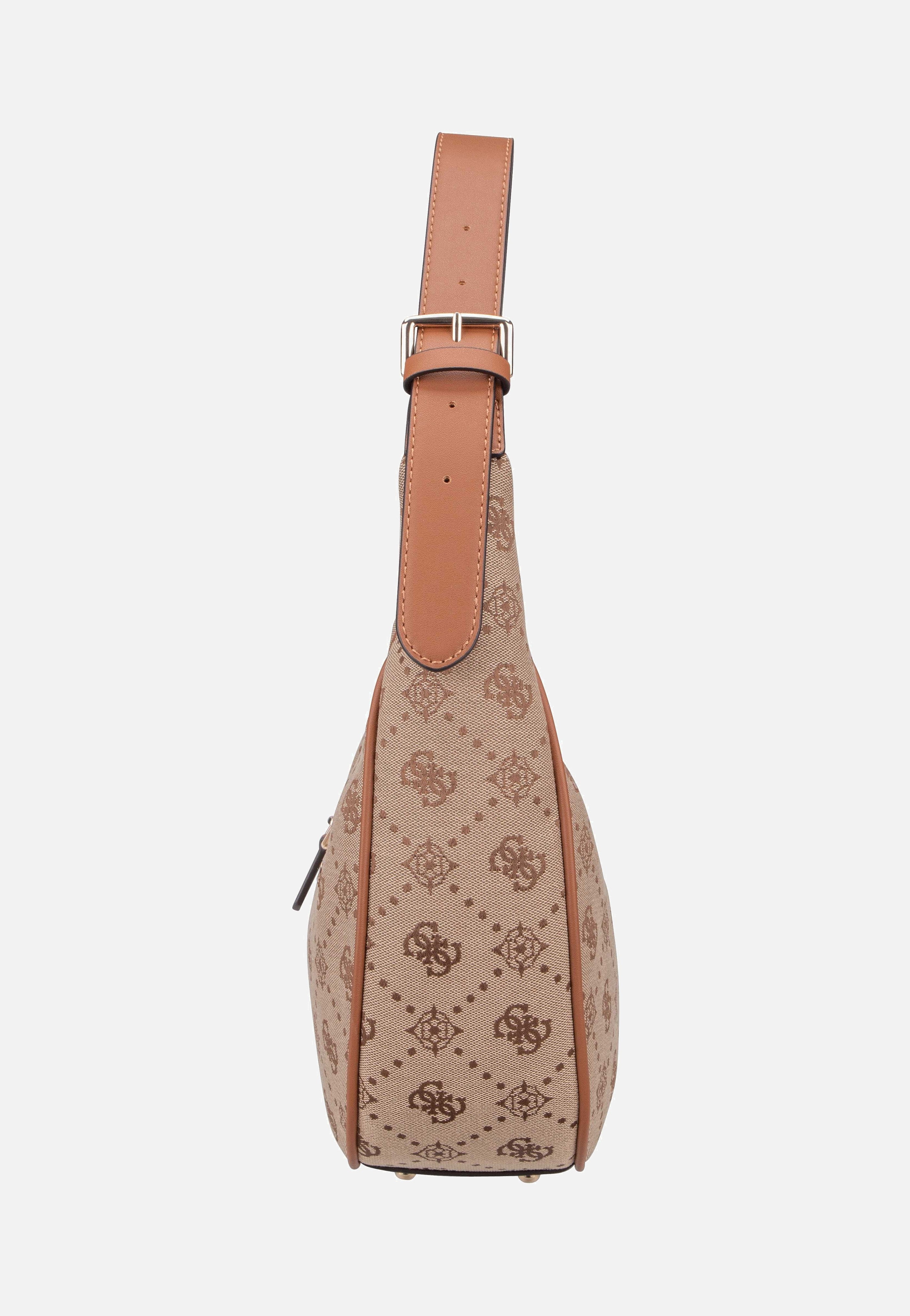 Guess - Neda HOB SHB 54020 Logo Latte - Shoulder Bag | Women-Image