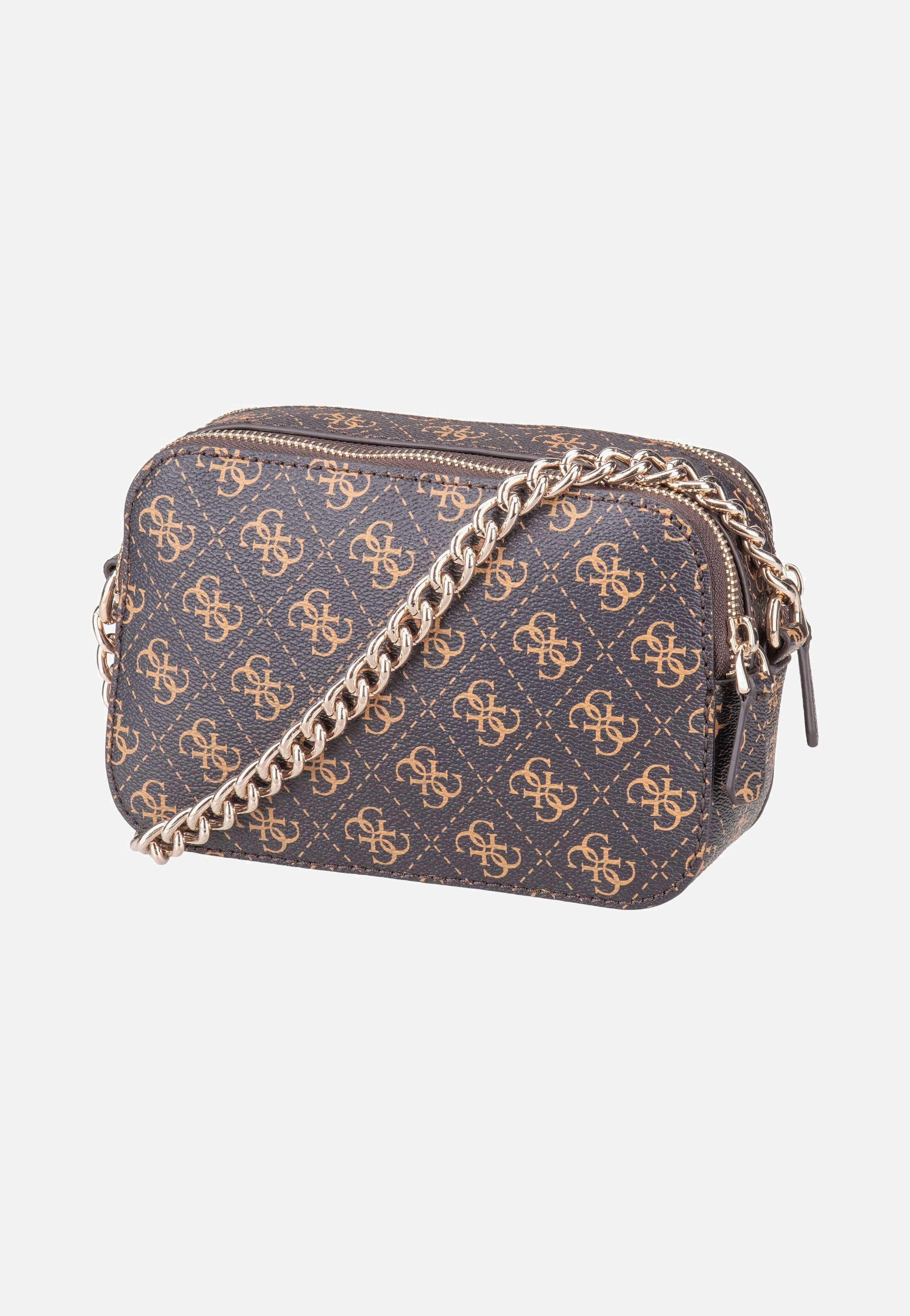 Guess Noelle II CB Camera 72140 Logo Brown Crossbody Bag