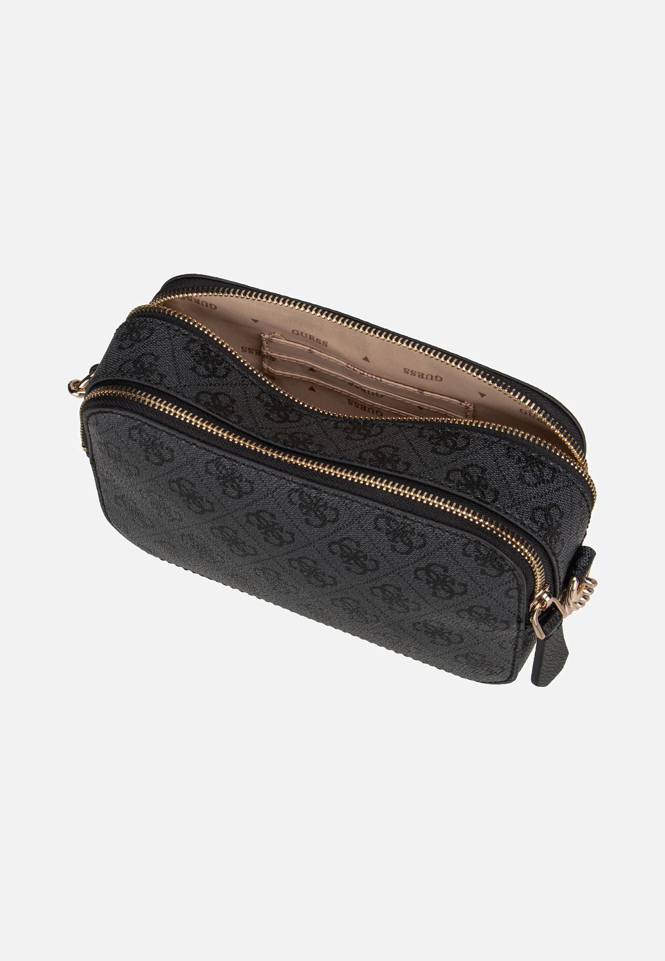 Guess Noelle II CB Camera Logo 72140 Coal Crossbody Bag