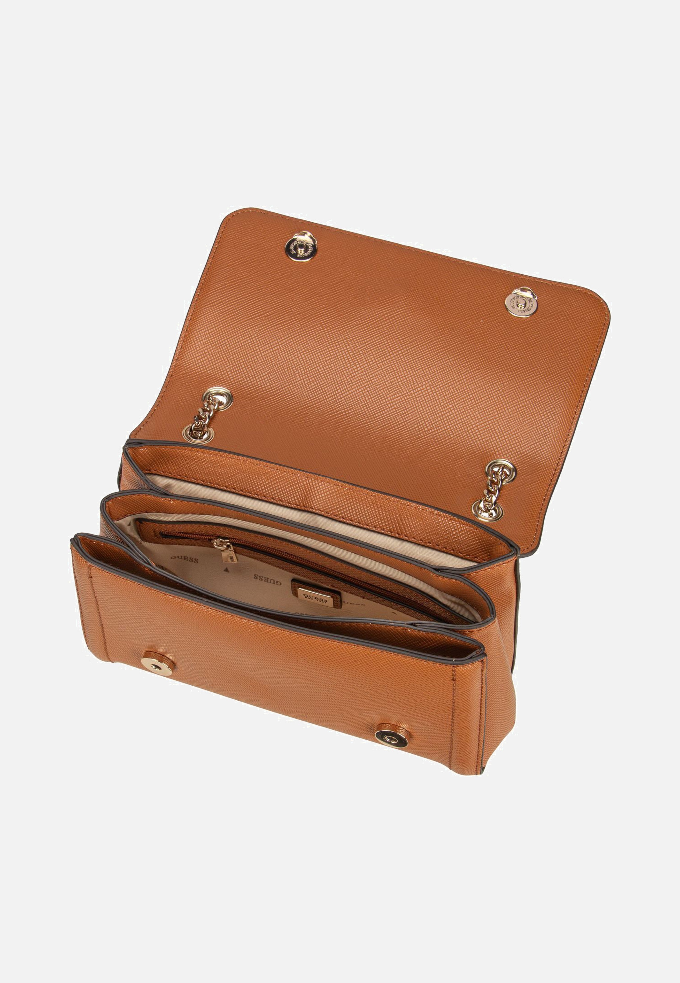 Guess Noelle II Conv XBody Flap 72210 Light Cognac Shoulder Bag