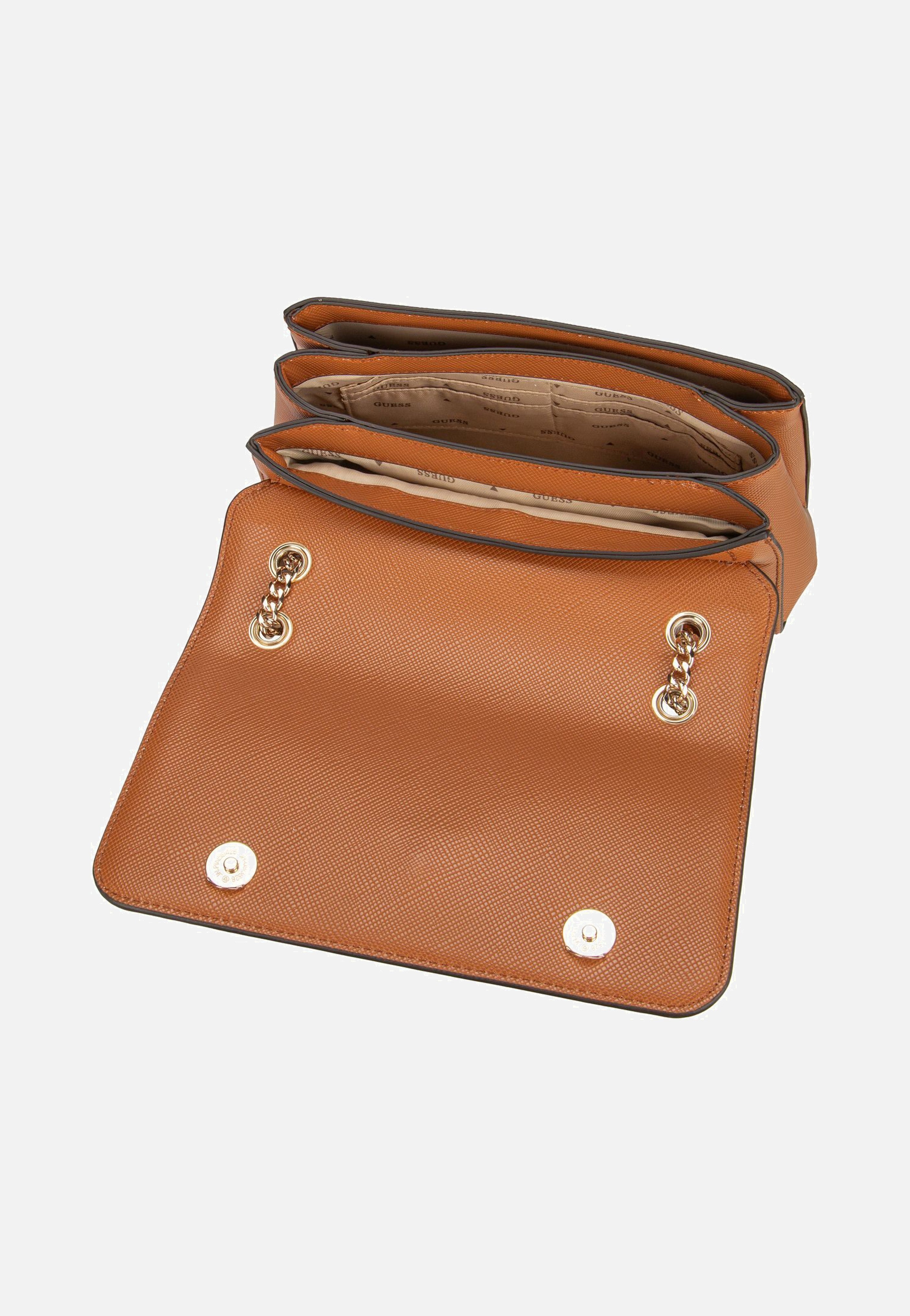 Guess Noelle II Conv XBody Flap 72210 Light Cognac Shoulder Bag