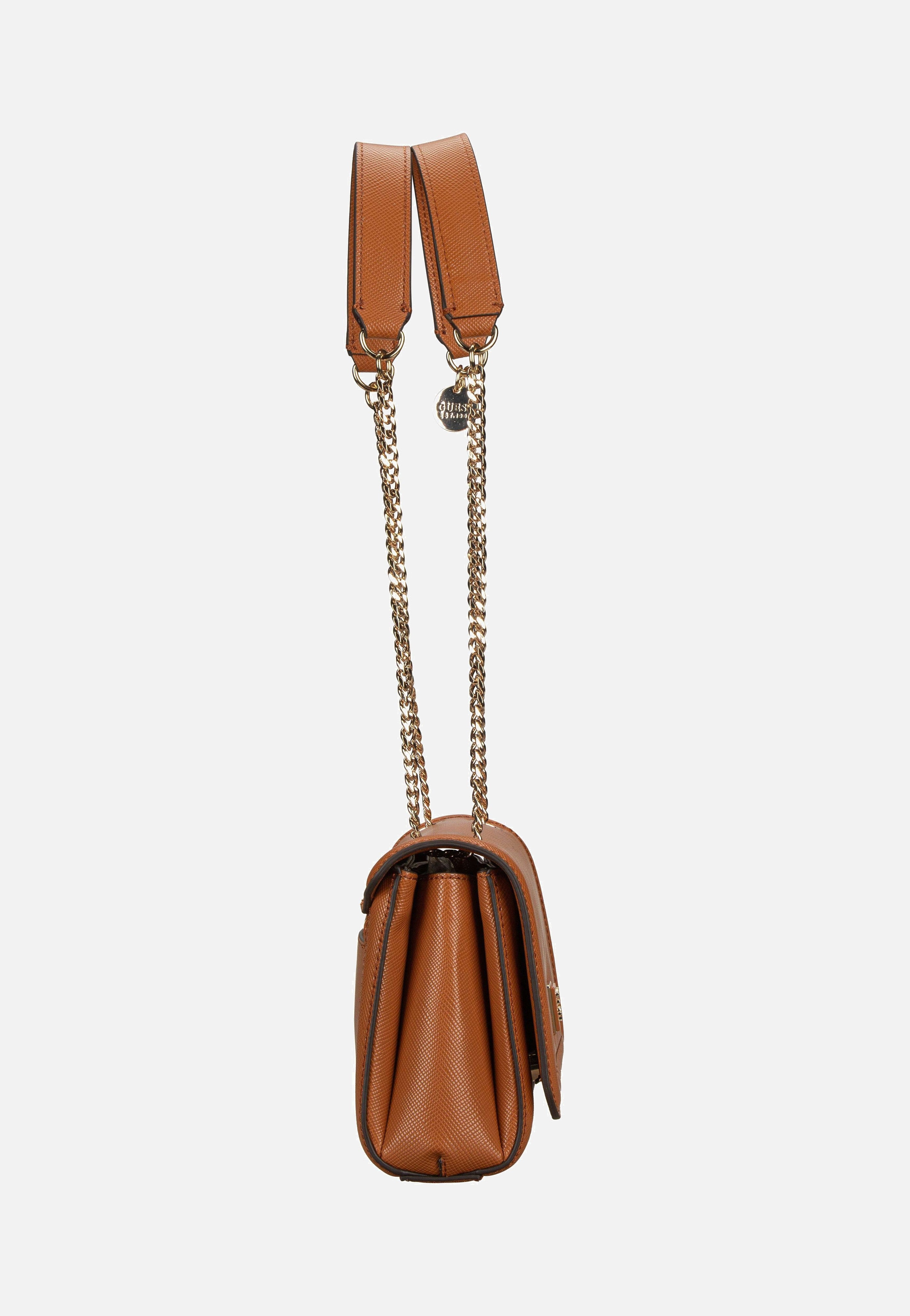 Guess Noelle II Conv XBody Flap 72210 Light Cognac Shoulder Bag