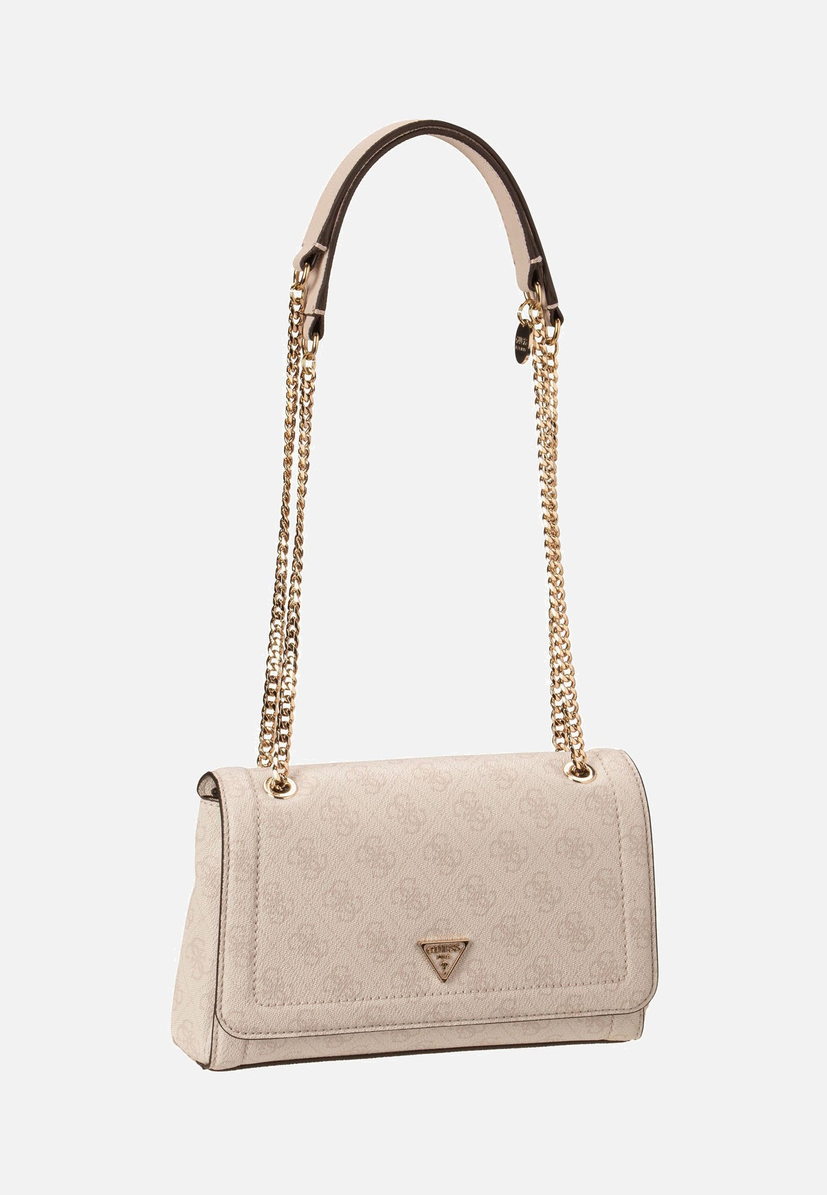 Guess Noelle II Conv XBody Flap 72210 Logo White Shoulder Bag