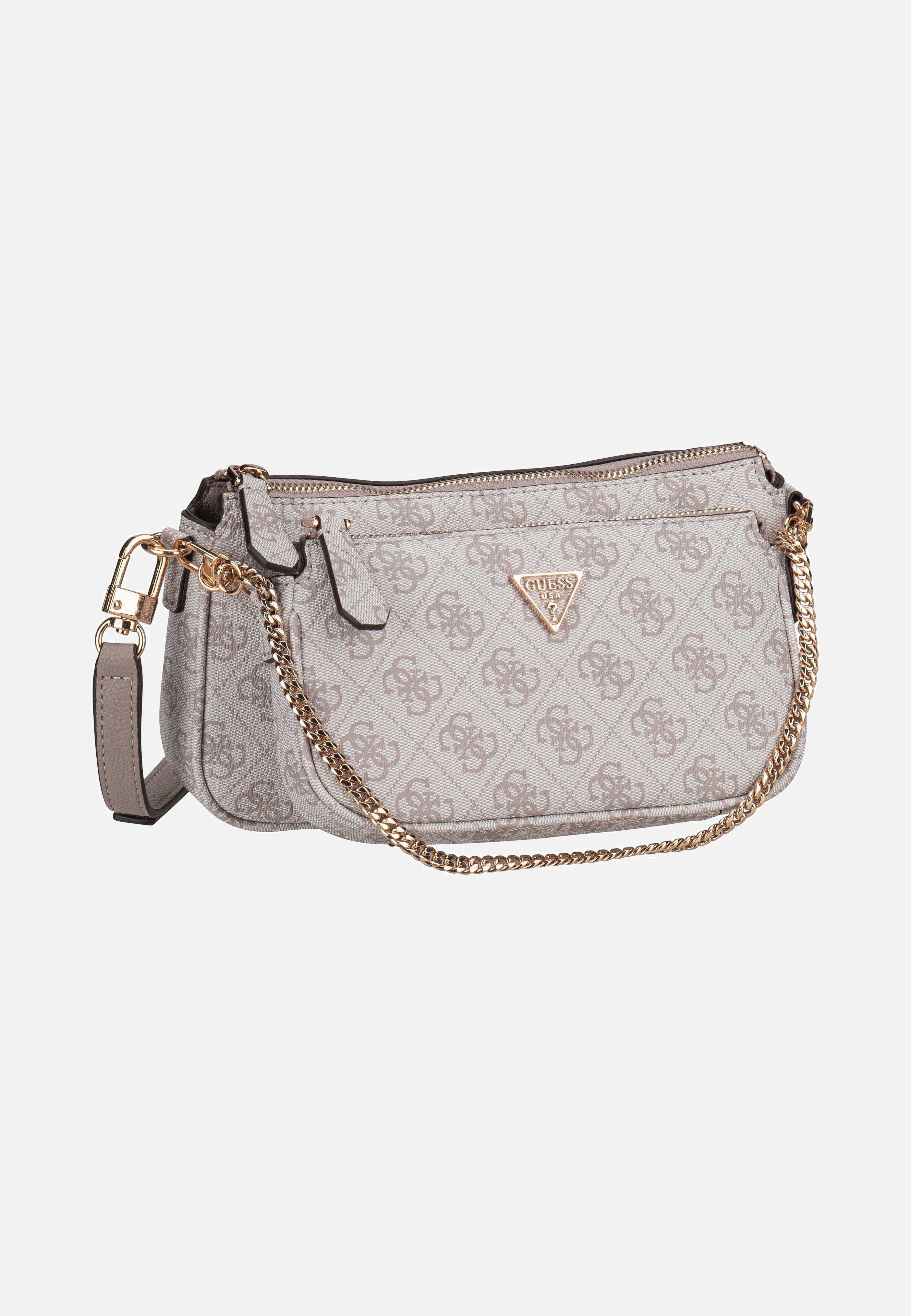 Guess - Noelle II Double Pouch CB Logo 72710 Dark Taupe - Shoulder Bag | Women-Image
