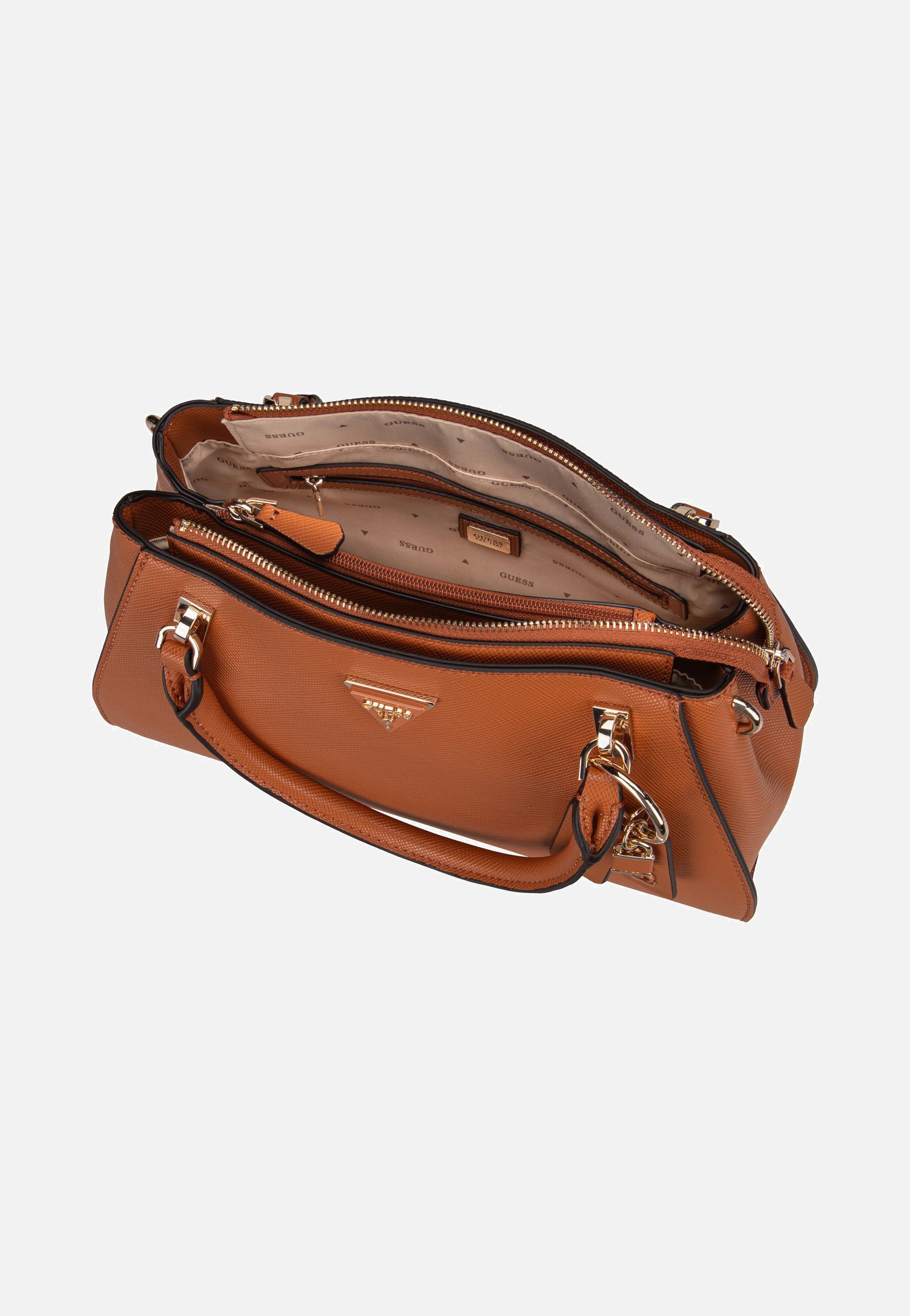 Guess - Noelle II Luxury SAT 72070 Light Cognac - Handle Bag | Women-Image
