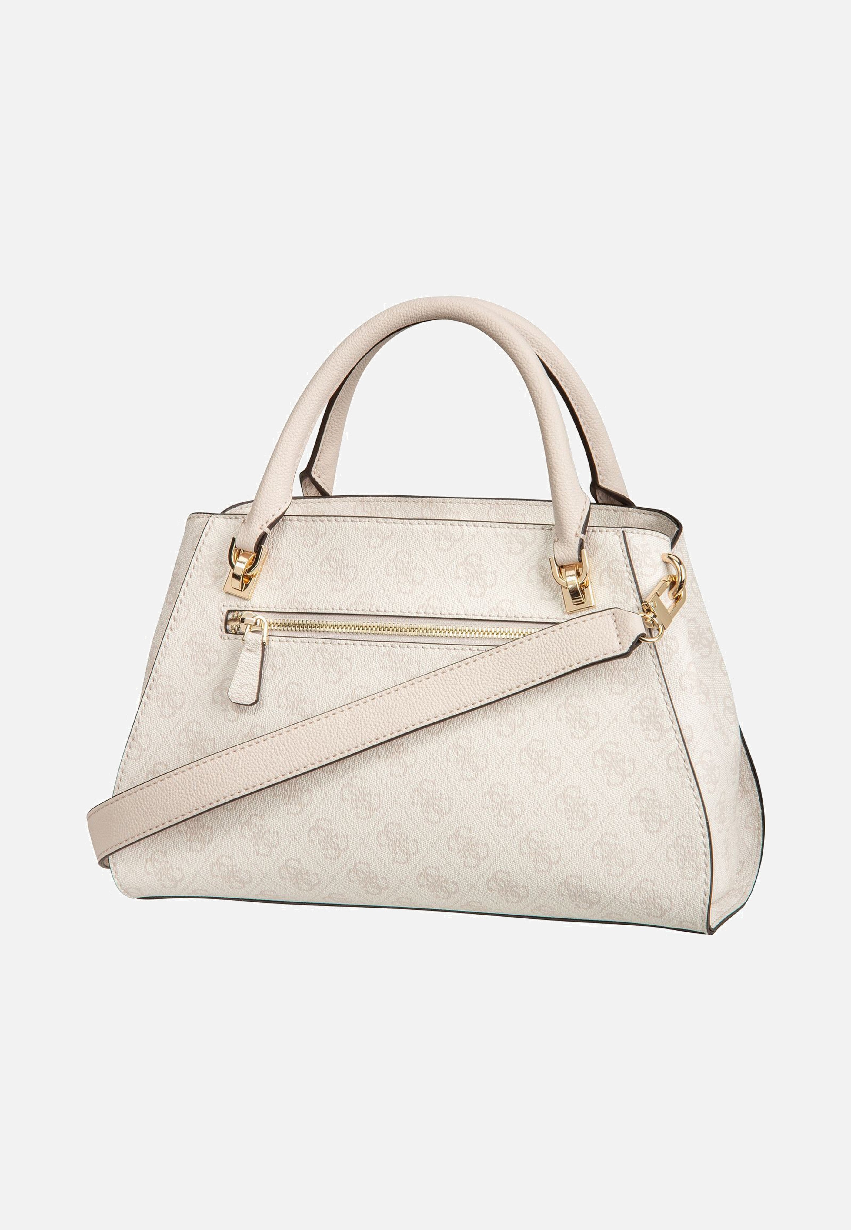 Guess - Noelle II Luxury SAT 72070 Logo White - Handle Bag | Women-Image