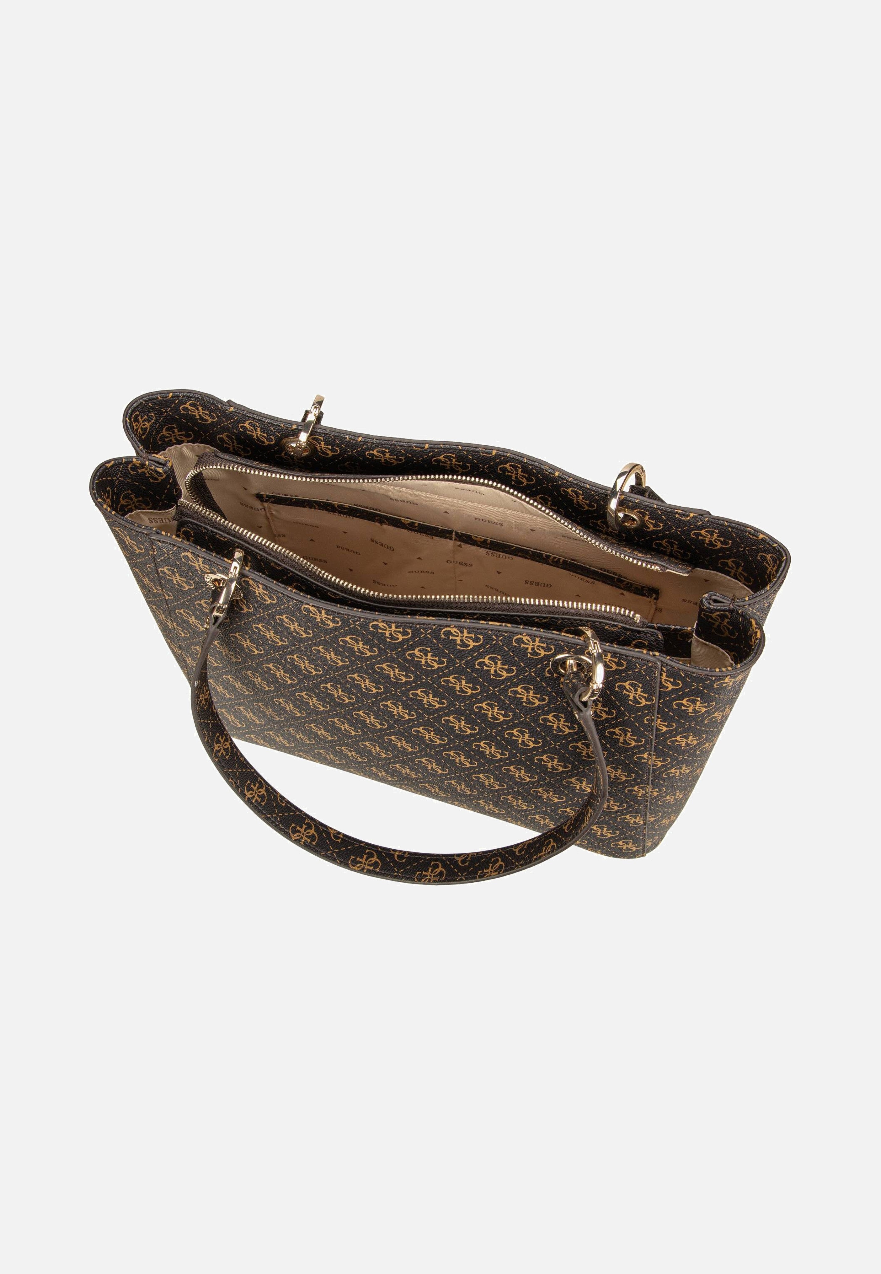 Guess Noelle II TO 72250 Logo Brown Shopper