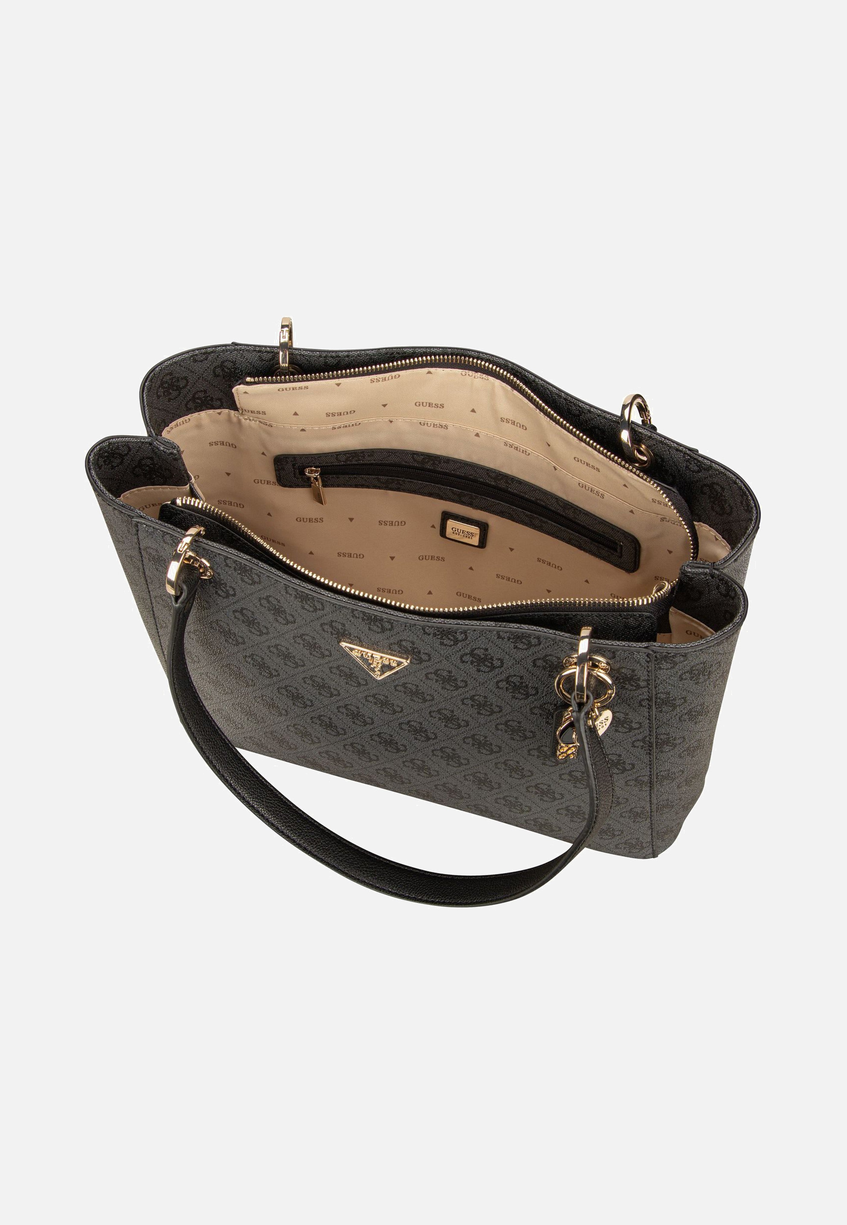Guess Noelle II TO 72250 Logo Coal Shopper