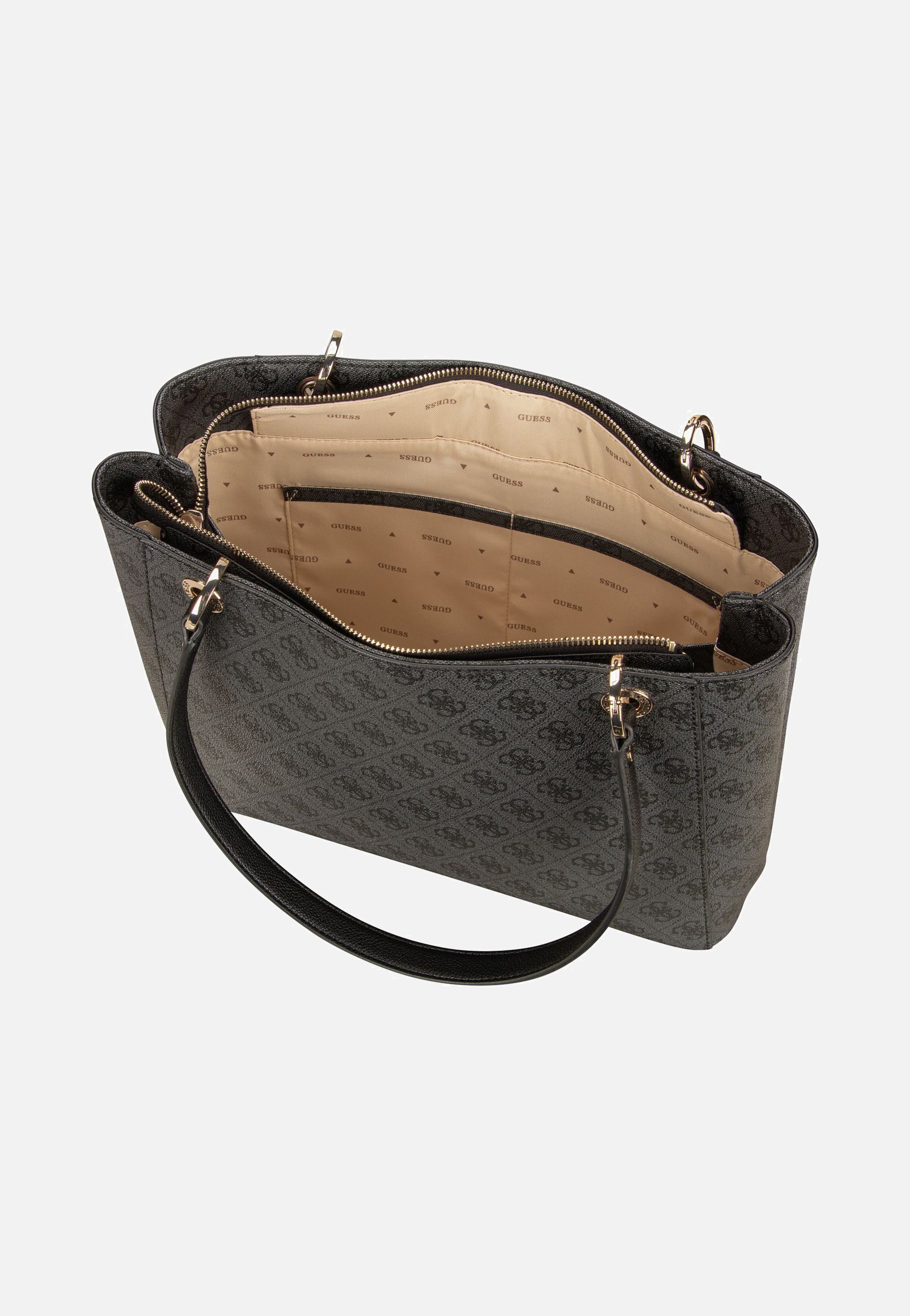 Guess Noelle II TO 72250 Logo Coal Shopper