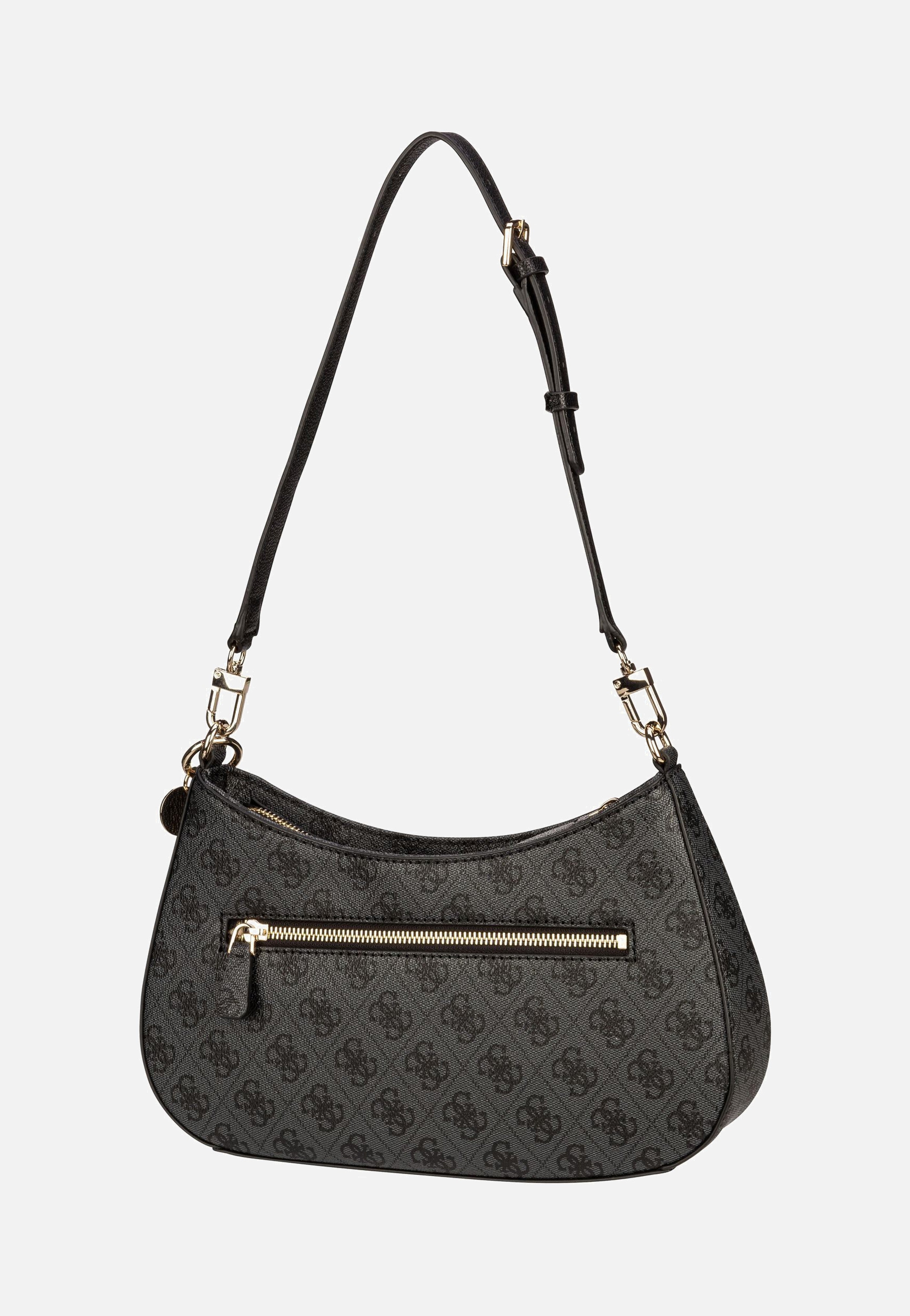 Guess - Noelle II Top Zip SHB 72180 Logo Coal - Evening Bag | Women-Image