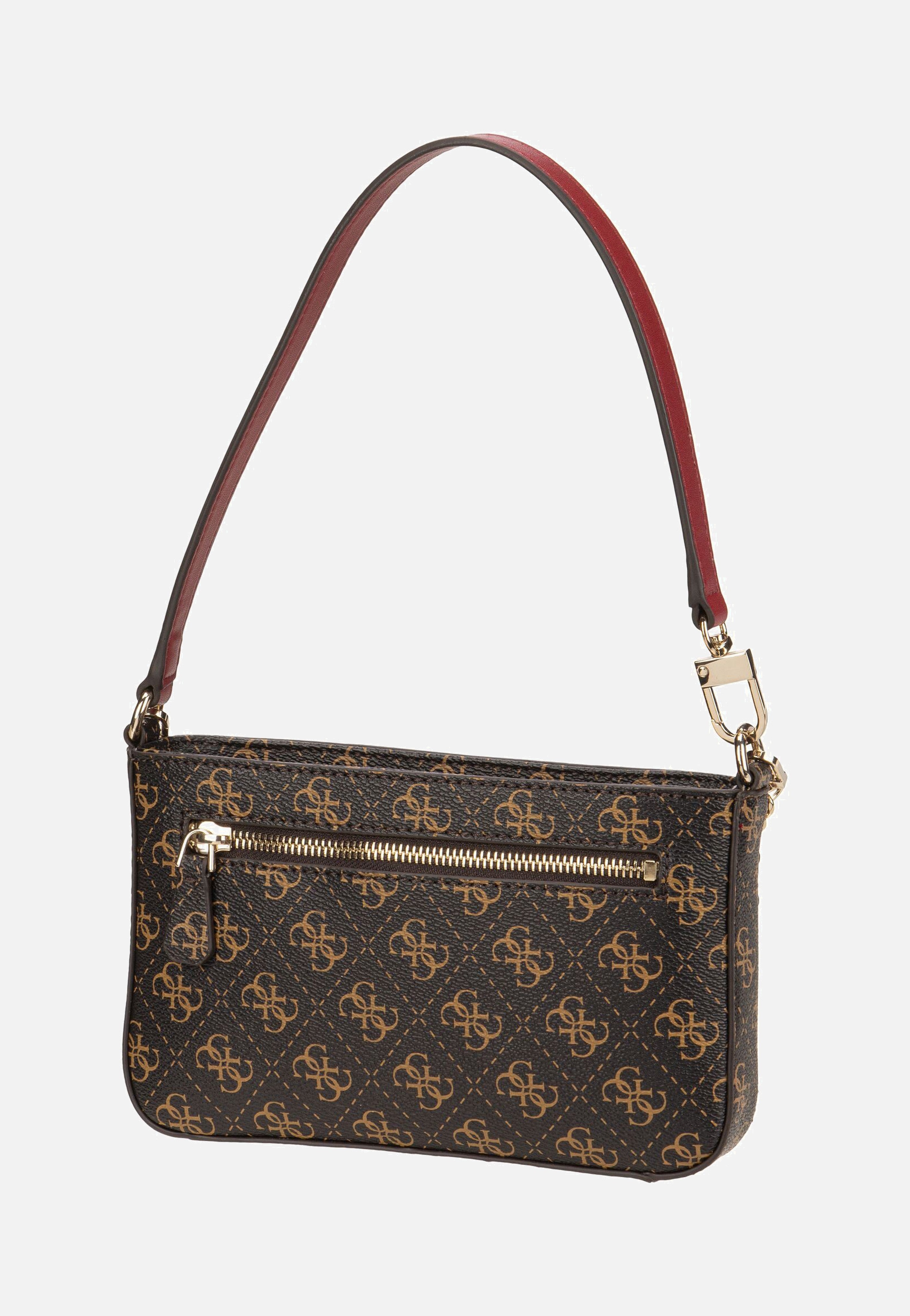 Guess - Noelle Mini Top Zip 79720 Brown - Shoulder Bag | Women-Image