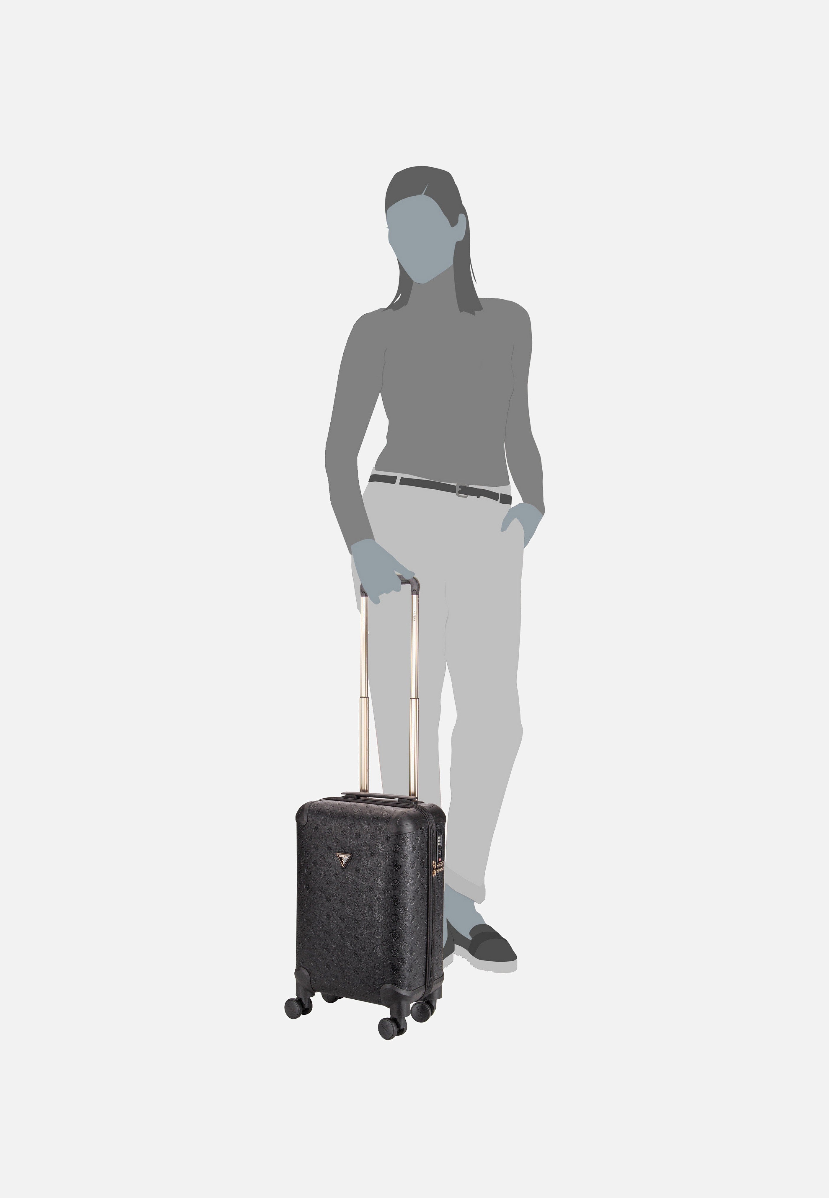 Guess Wilder 18 In 8-Wheeler Black Suitcase