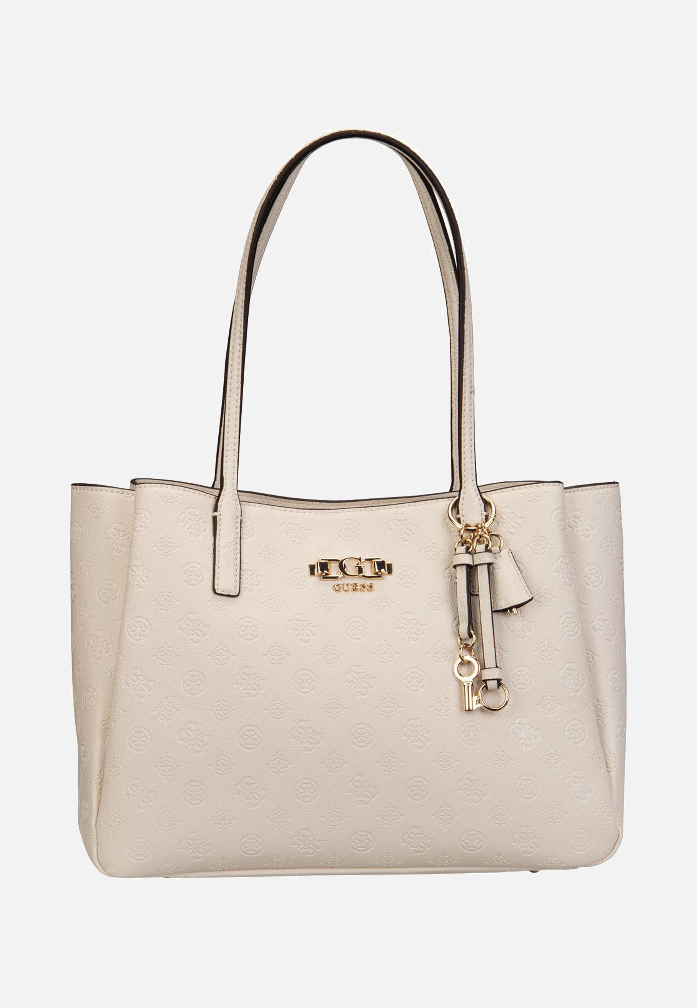 Guess Anise Multi Comp Tote Stone Logo Shopper