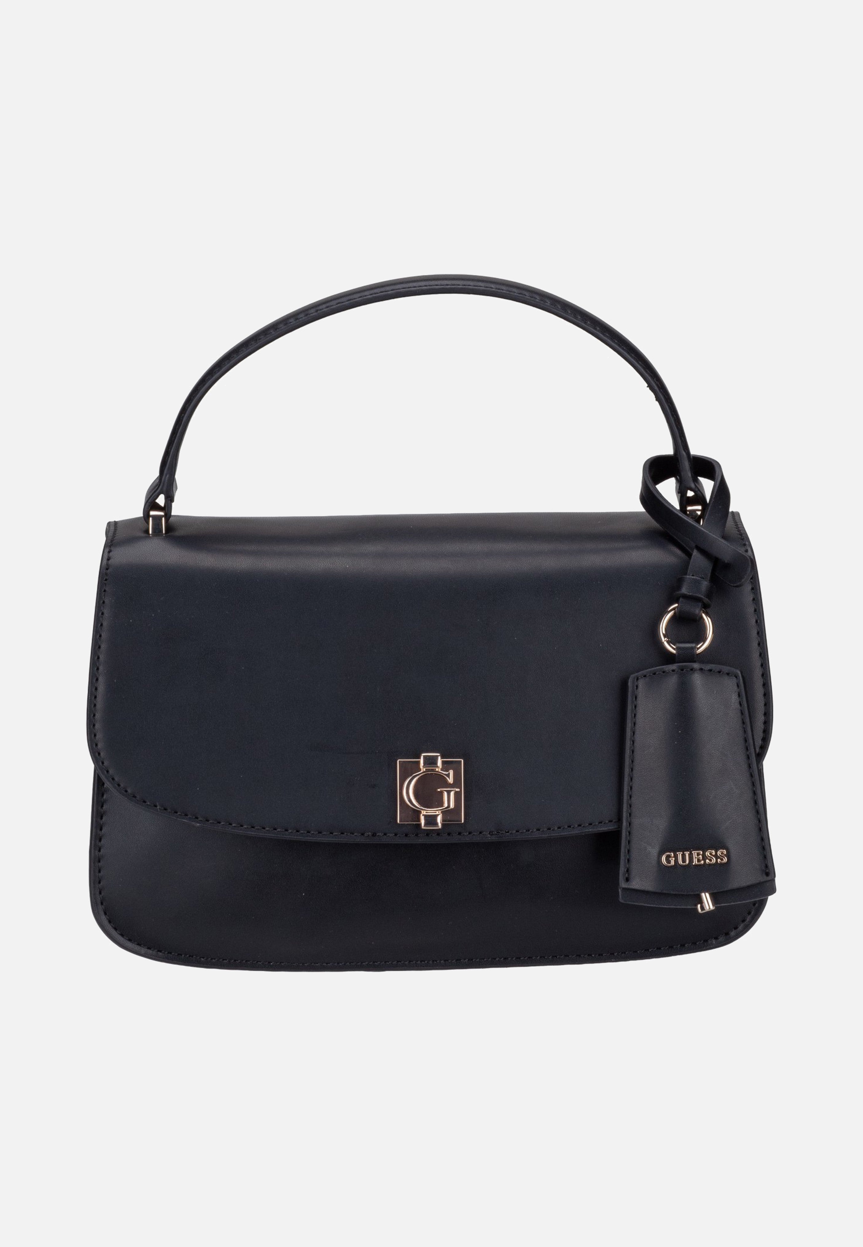 Guess Audrey Convertible Flap 34210 Black Handle Bag