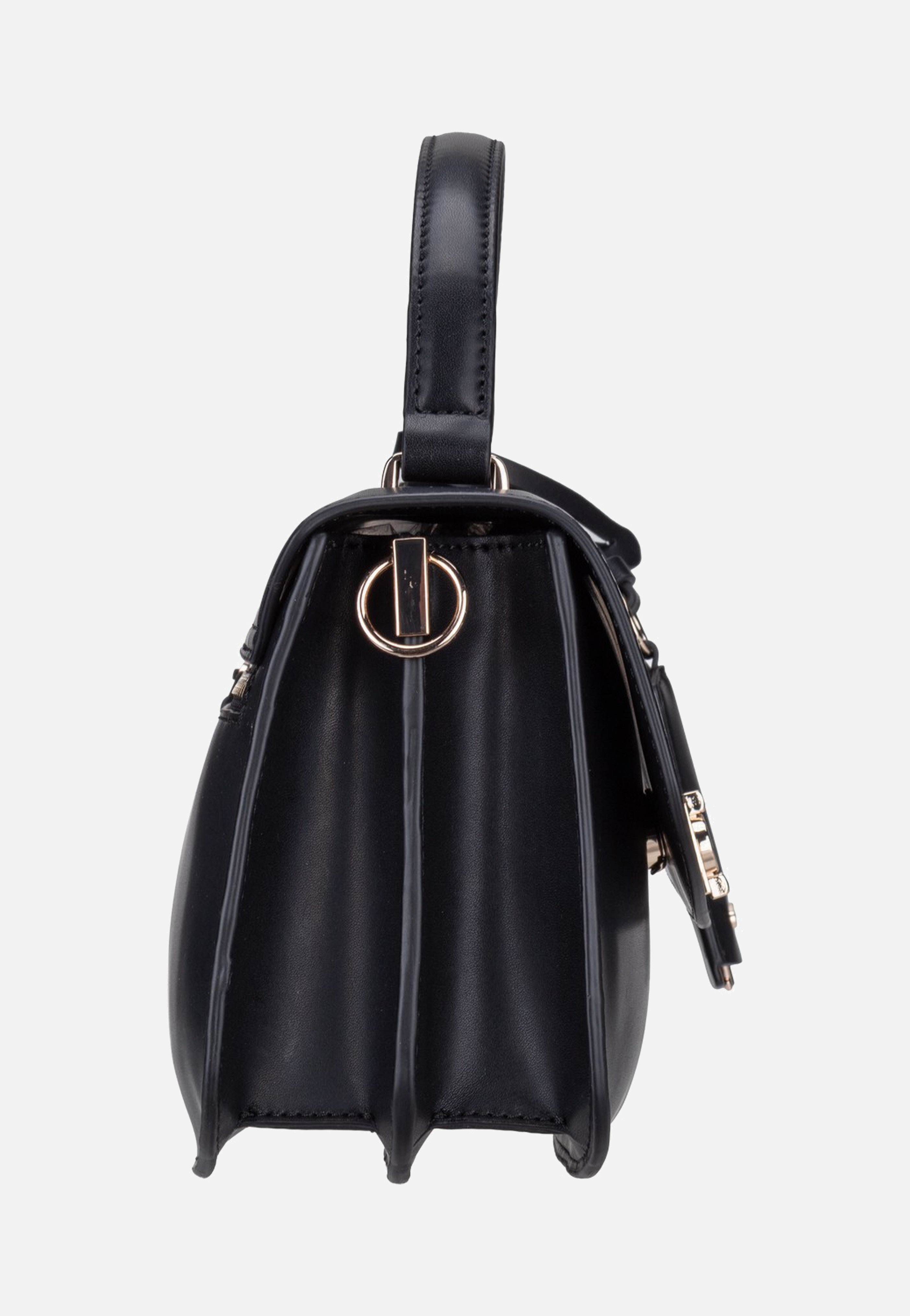 Guess Audrey Convertible Flap 34210 Black Handle Bag