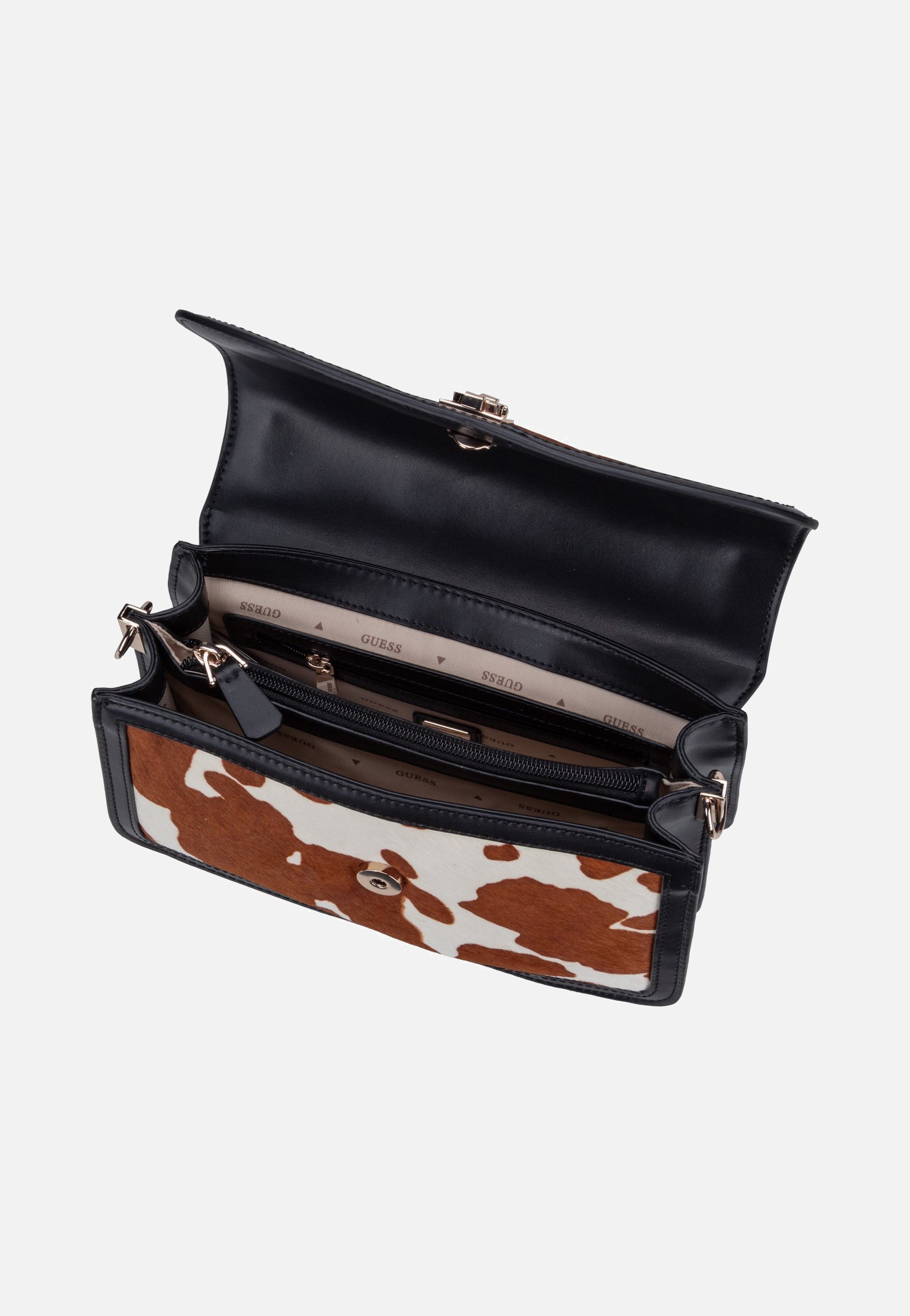 Guess Audrey Convertible Flap 34210 Cow Handle Bag