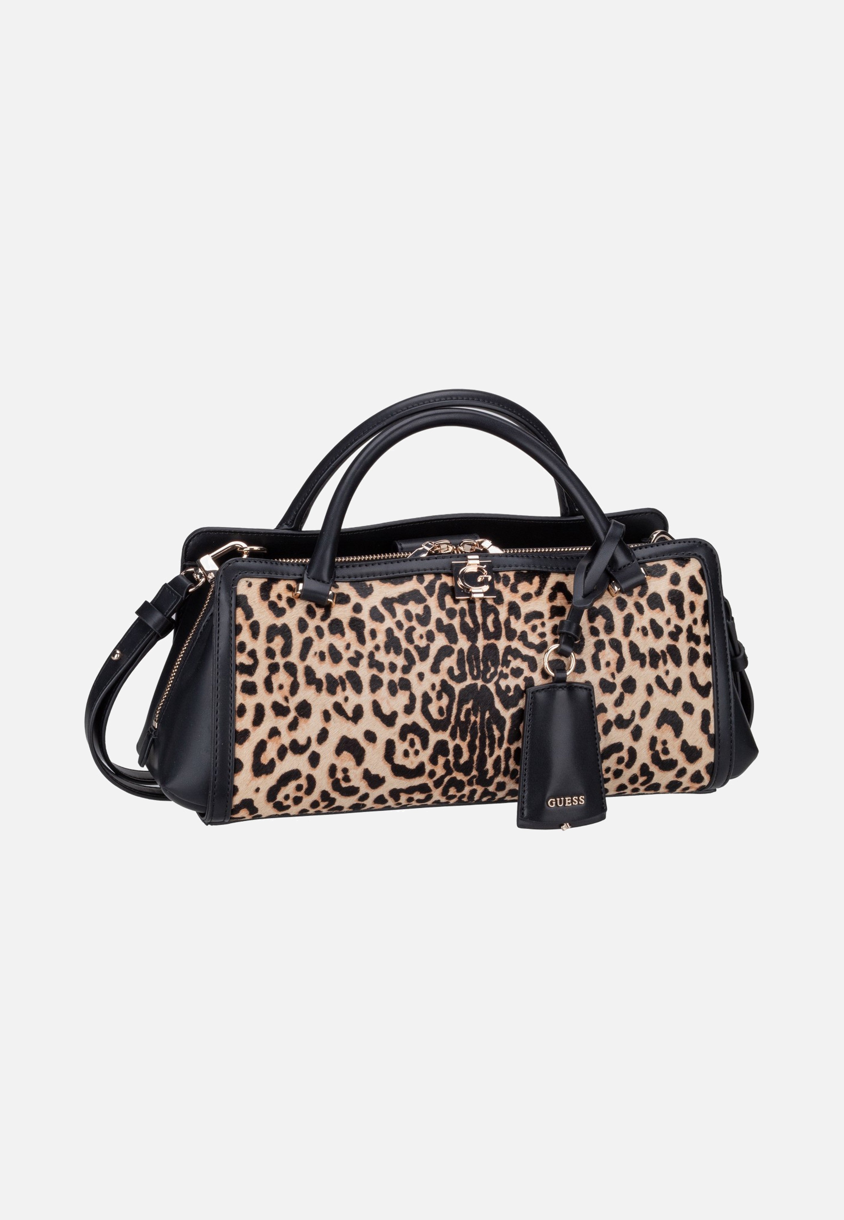 Guess Audrey Small Girlfriend 34060 Leopard Handle Bag