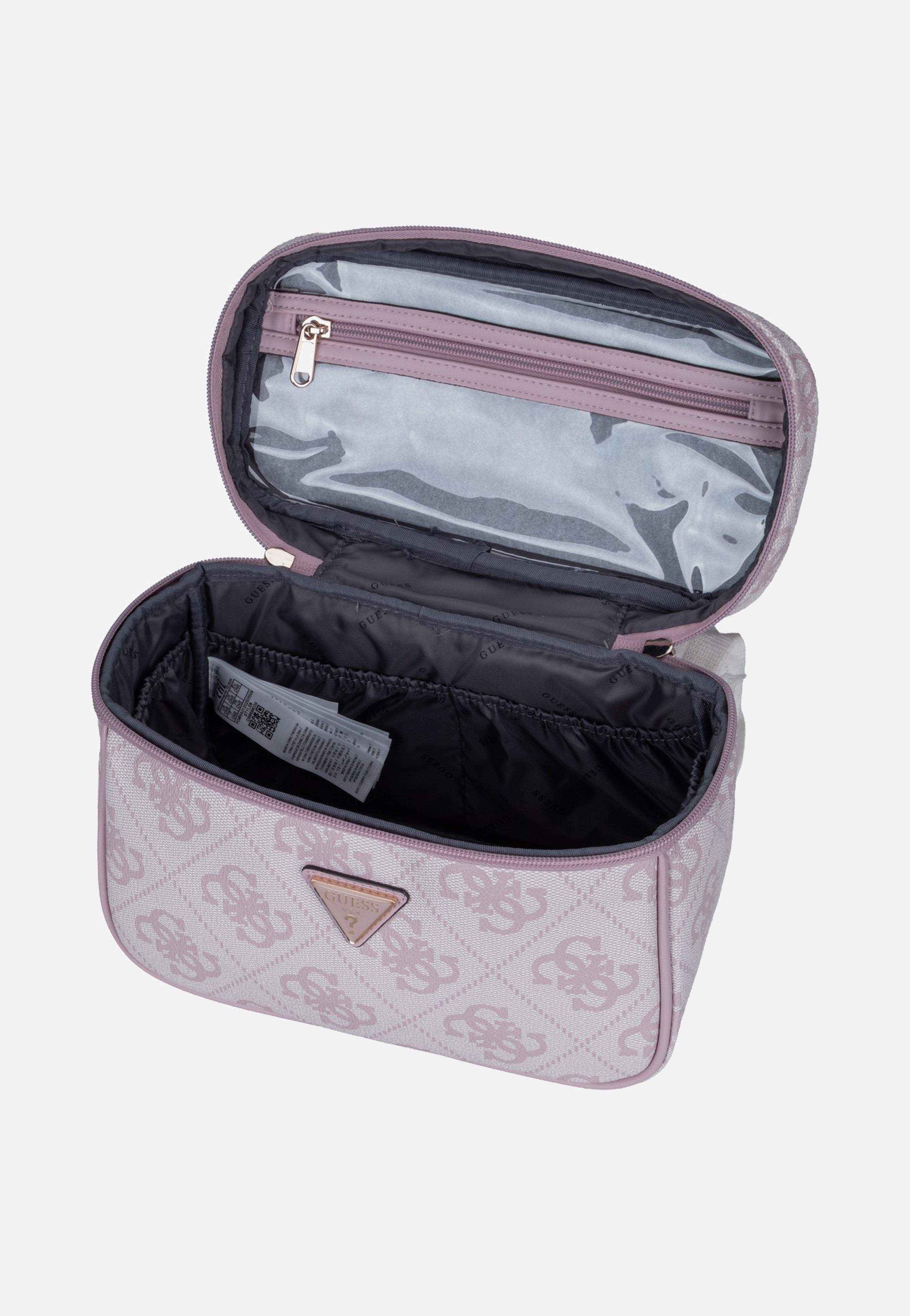 Guess Berta Train 88039 Orchid Logo Toiletry Bag