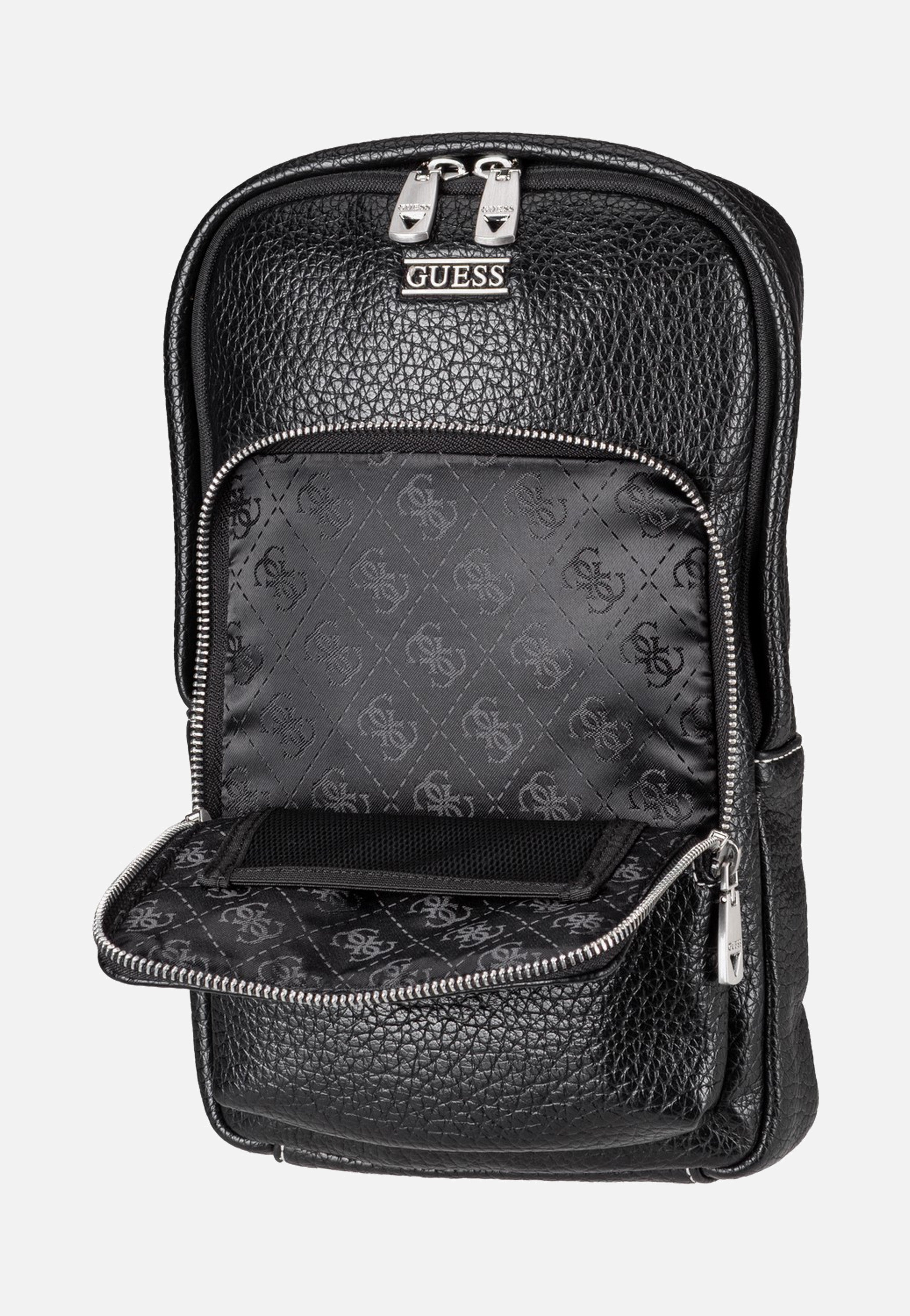 Guess Boston Crossover Black Crossbody Bag