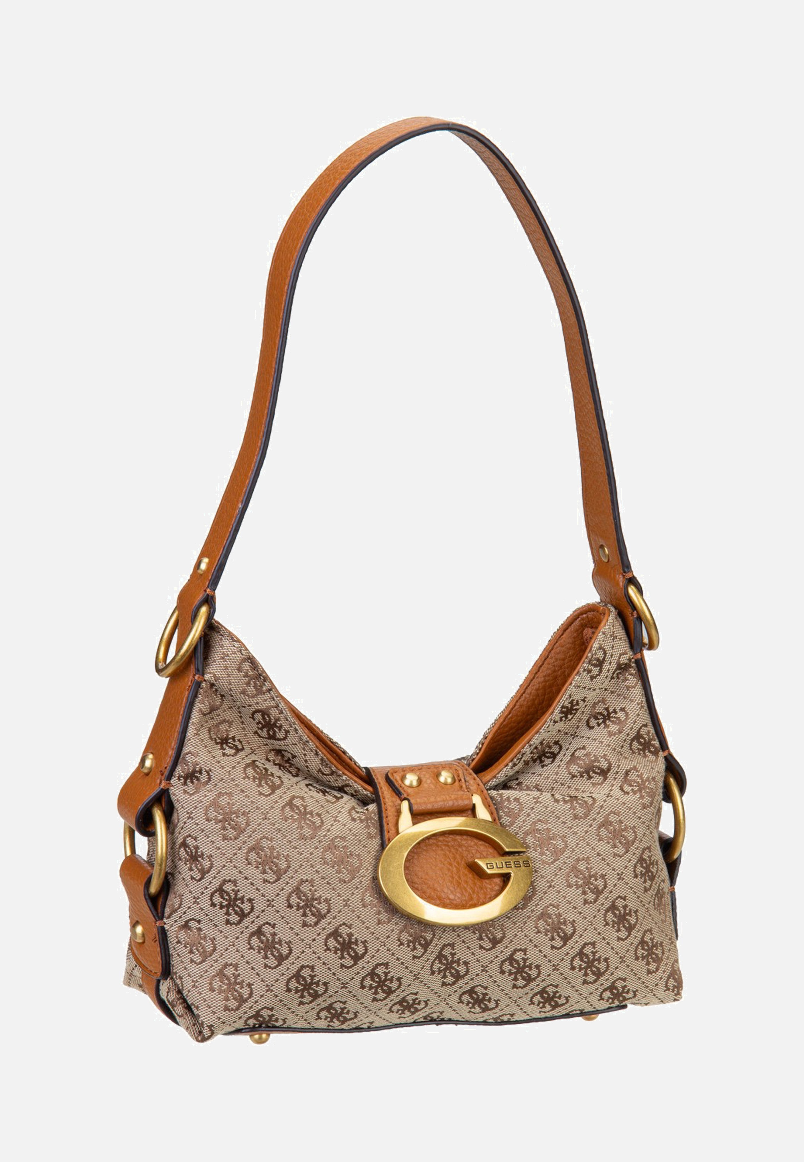 Guess Camden Mini 8720 Latte Logo - Shoulder Bag | Sakoi