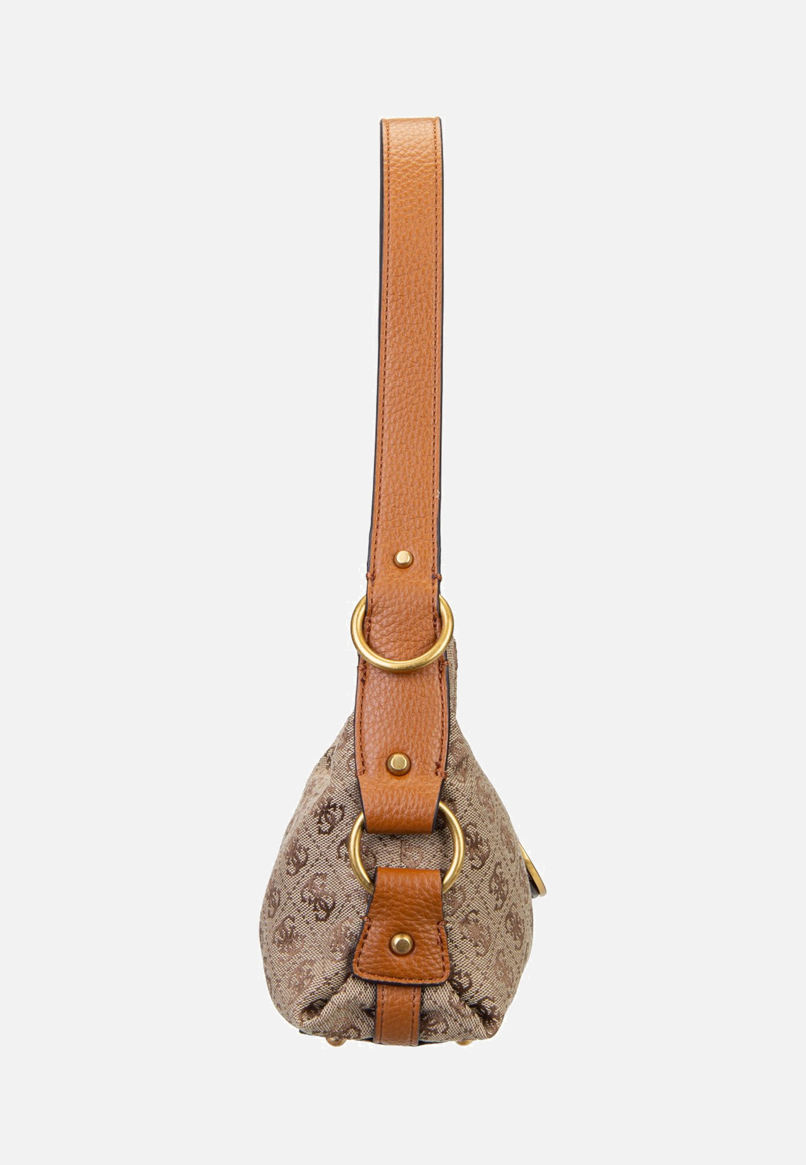Guess Camden Mini 8720 Latte Logo Shoulder Bag
