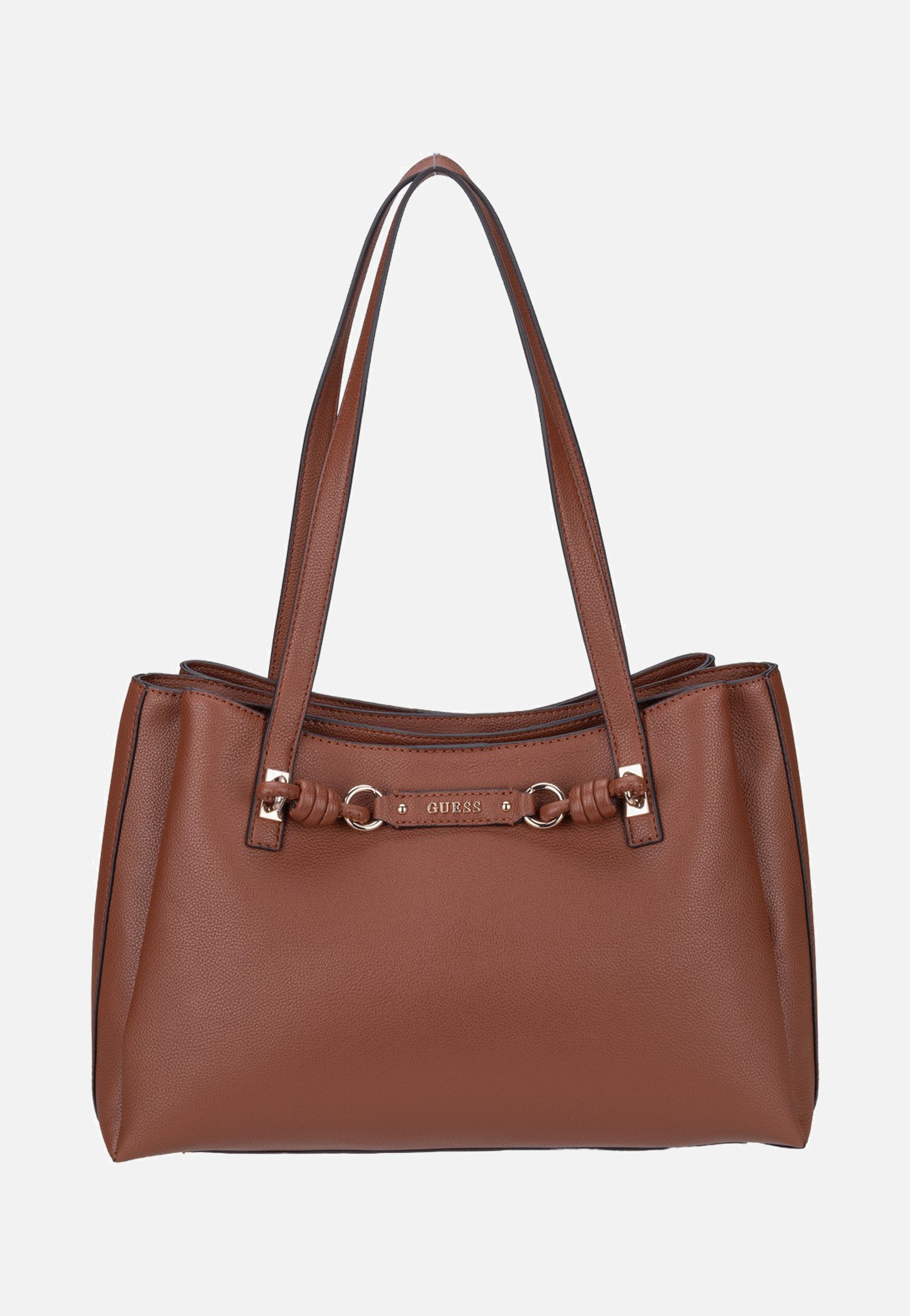 Guess Camelia 3 Comp 42230 Cognac Shoulder Bag