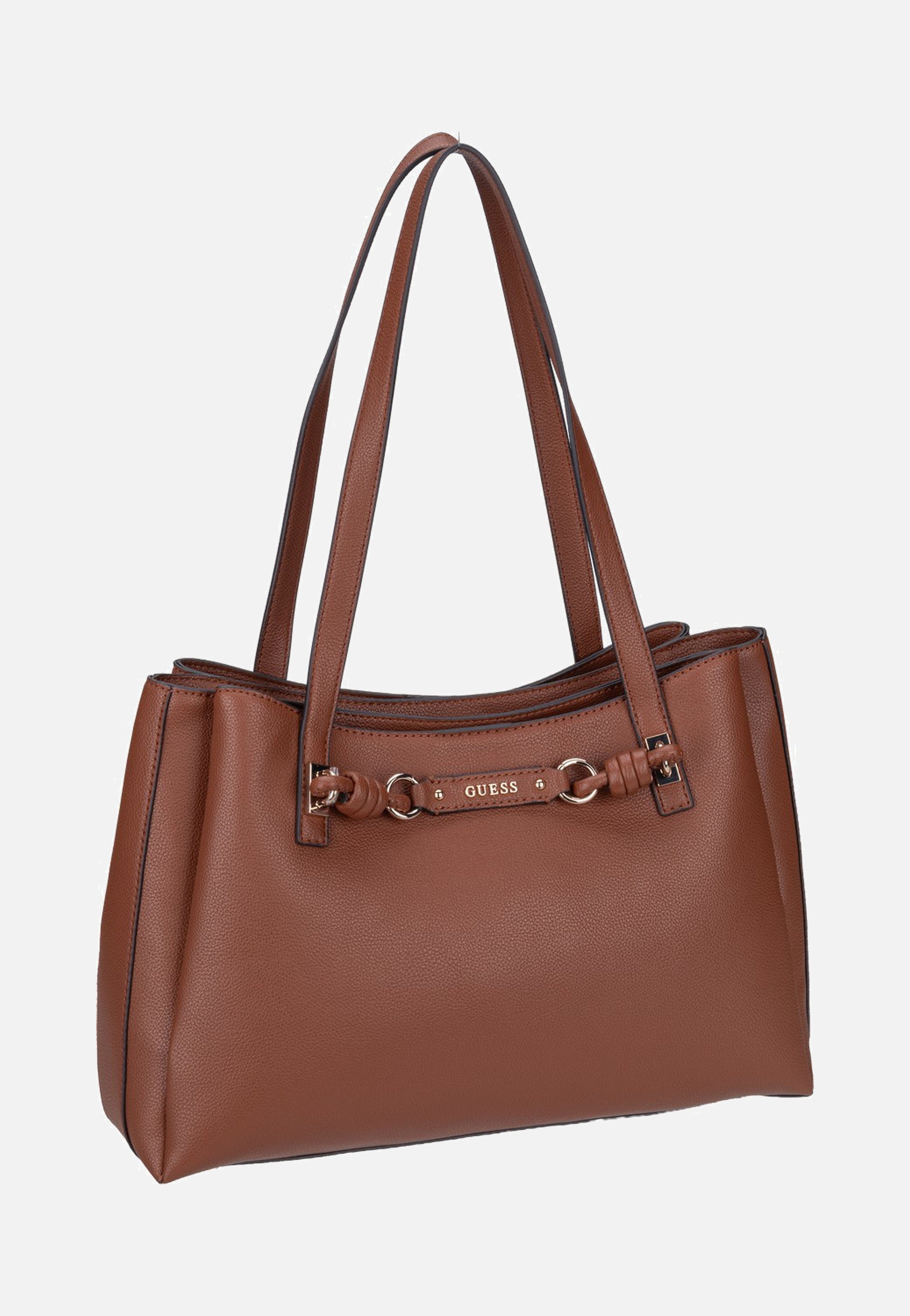 Guess Camelia 3 Comp 42230 Cognac Shoulder Bag
