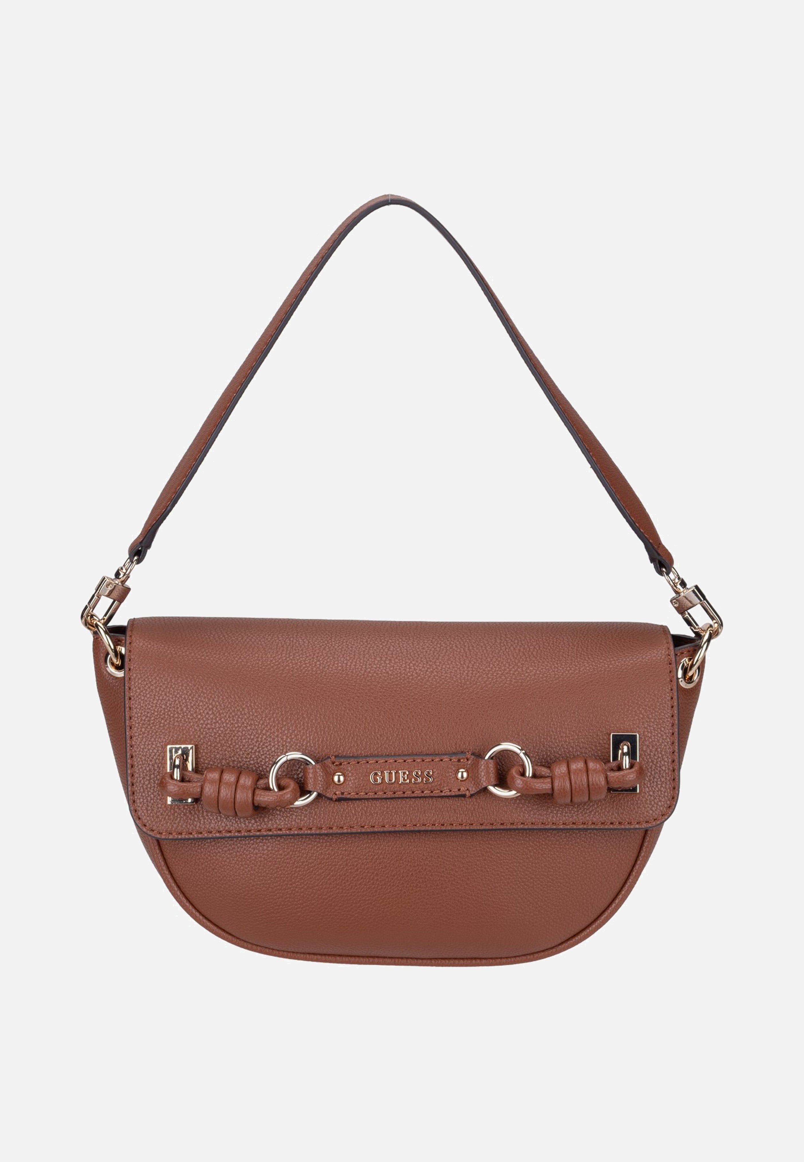 Guess Camelia Flap 42190 Cognac Shoulder Bag
