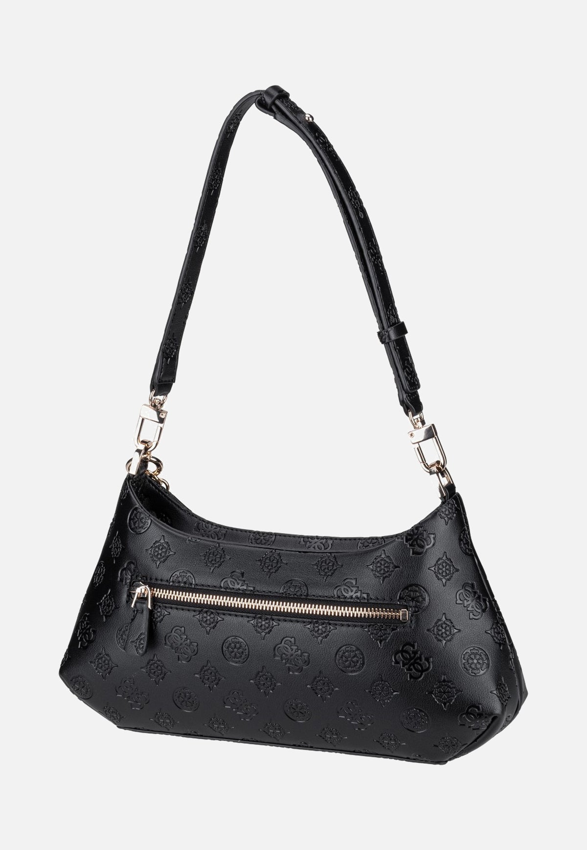 Guess Carmella Shoulder 25180 Black Logo Sac à bandoulière