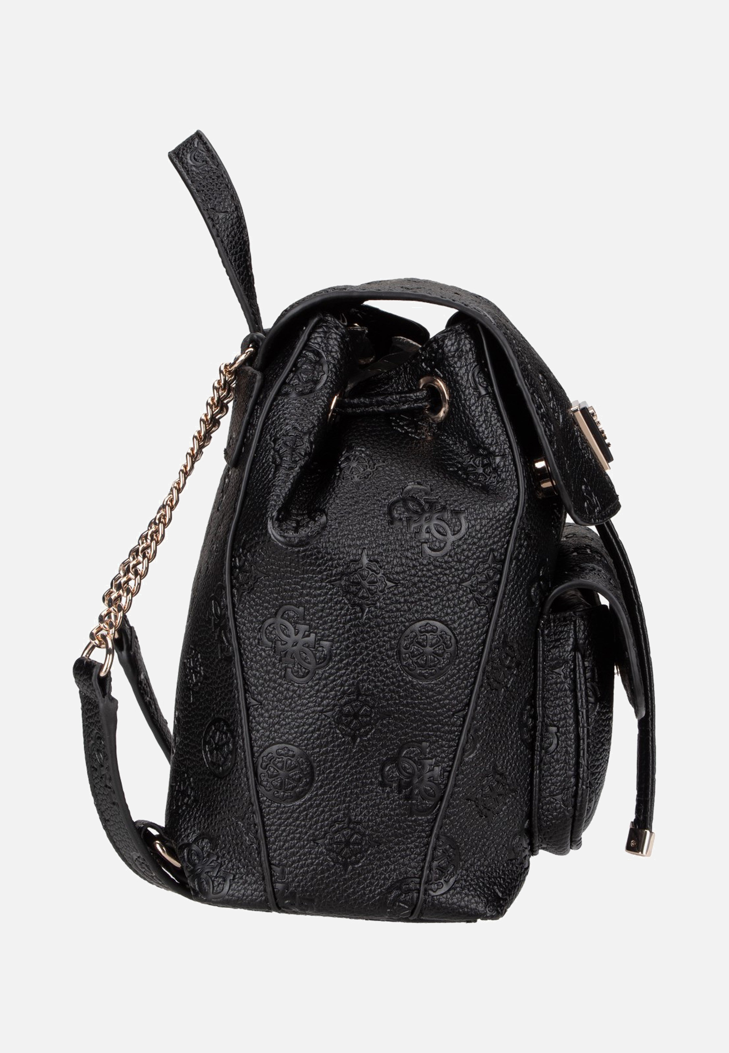 Guess - Cresidia II Sml Flap Black Logo - Backpack | Women-Image