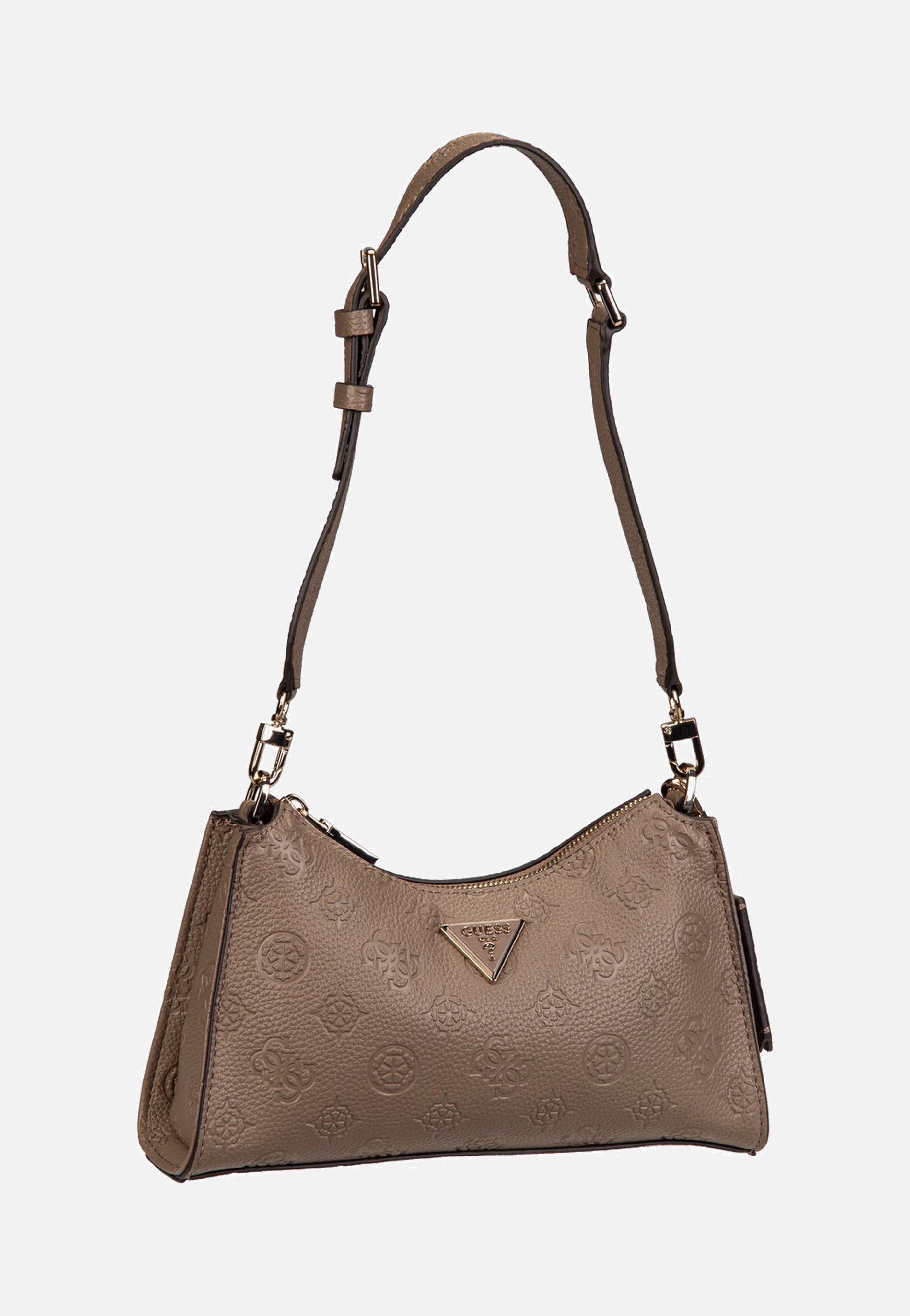 Guess Cresidia II Top Zip Shldr Dark Oak - Shoulder Bag | Sakoi
