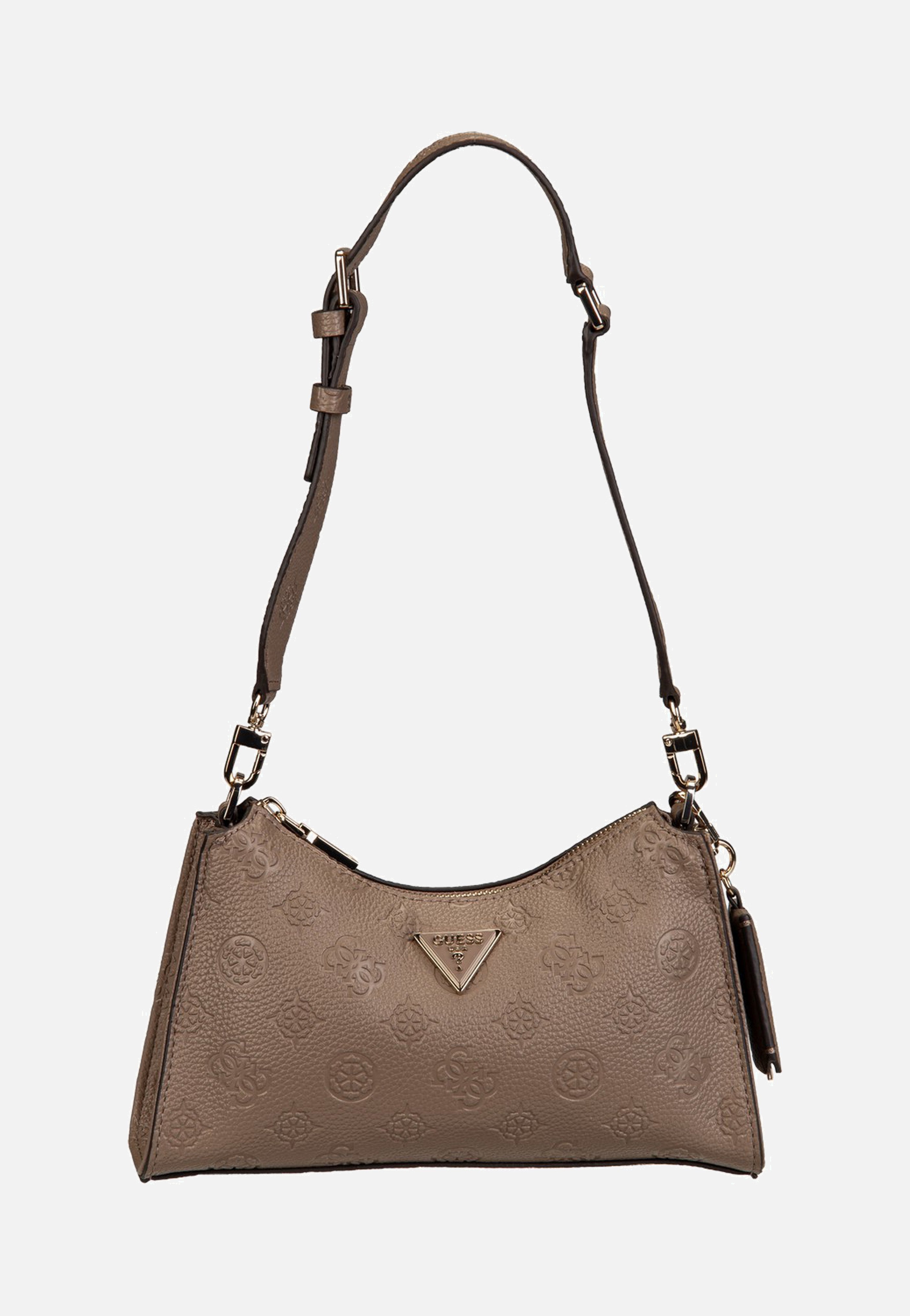 Guess Cresidia II Top Zip Shldr Dark Oak Shoulder Bag