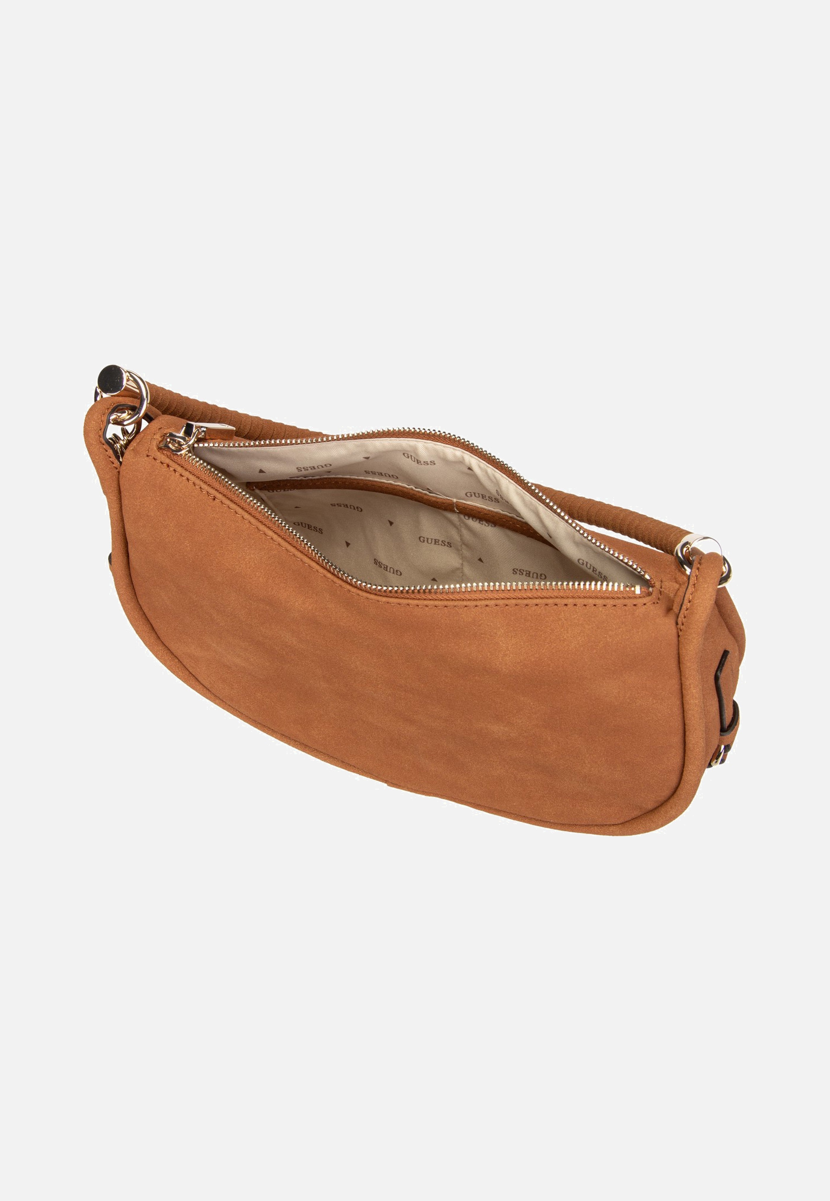 Guess Danya Hobo Shoulder Cognac Shoulder Bag