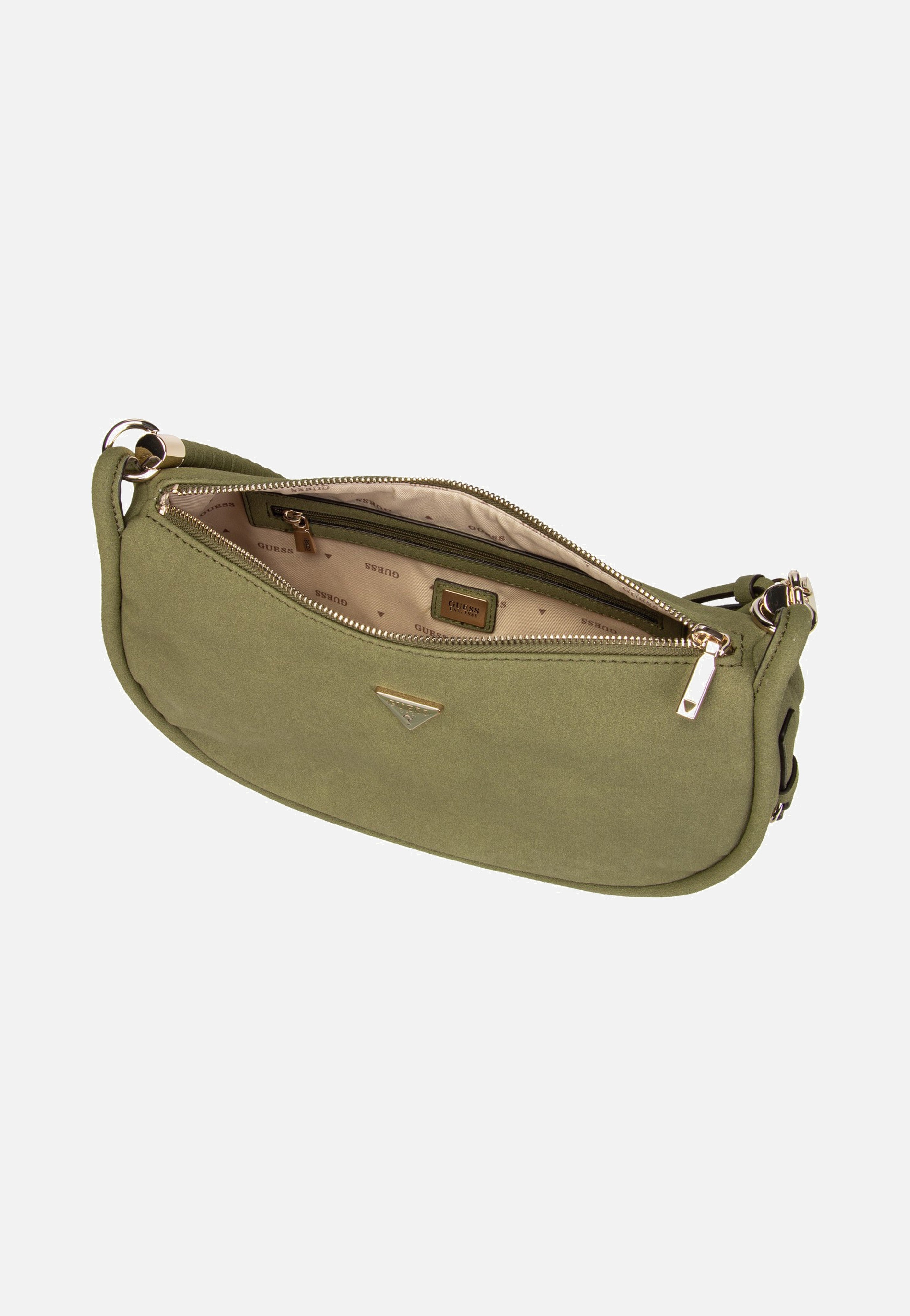 Guess Danya Hobo Shoulder Olive Shoulder Bag