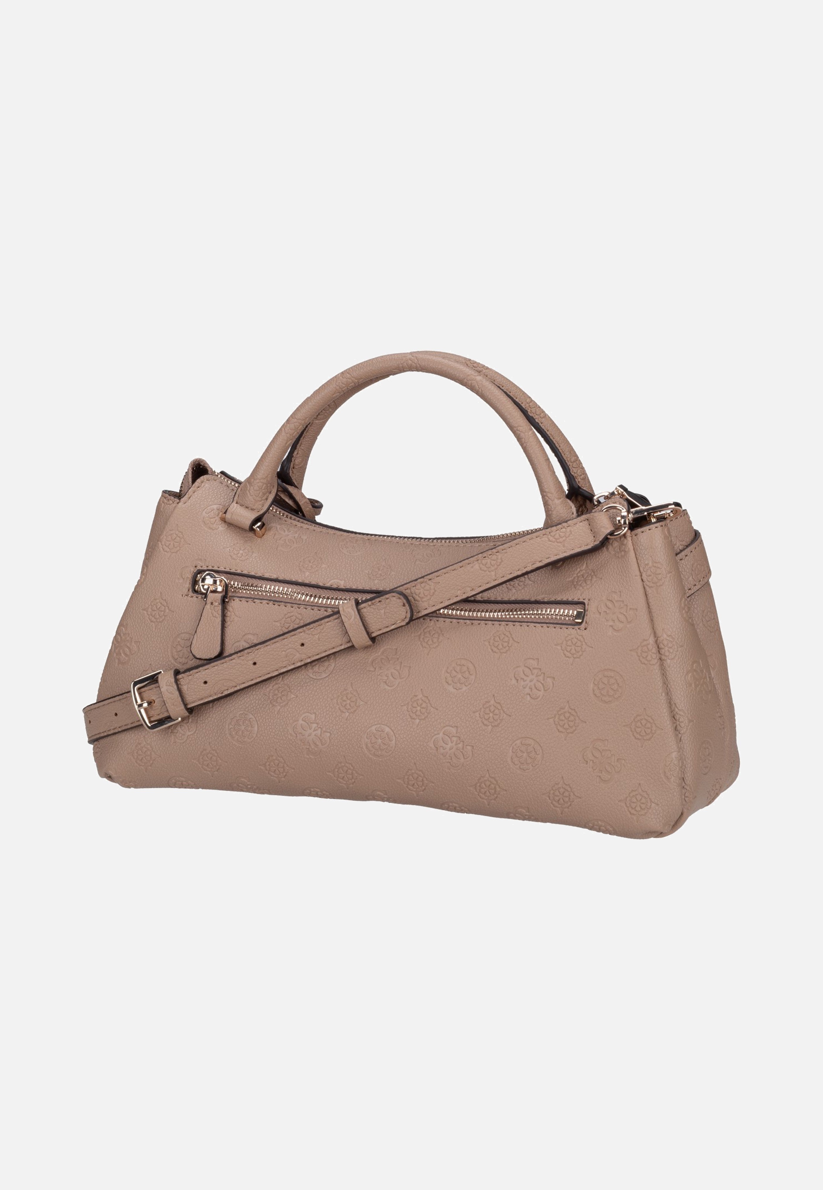 Guess Ella Logo Girlfriend 46050 Beige Logo Handle Bag