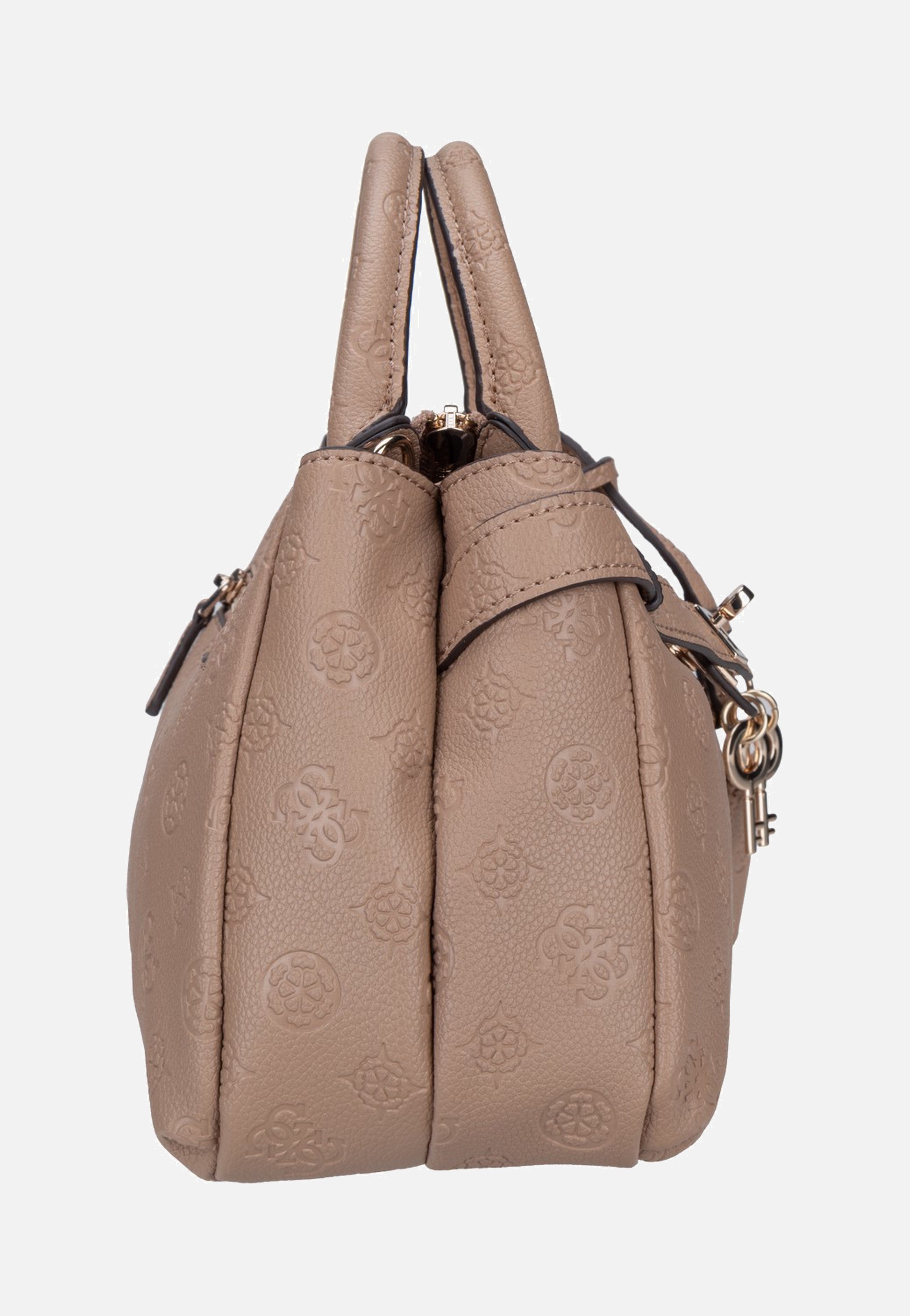 Guess Ella Logo Girlfriend 46050 Beige Logo Handle Bag