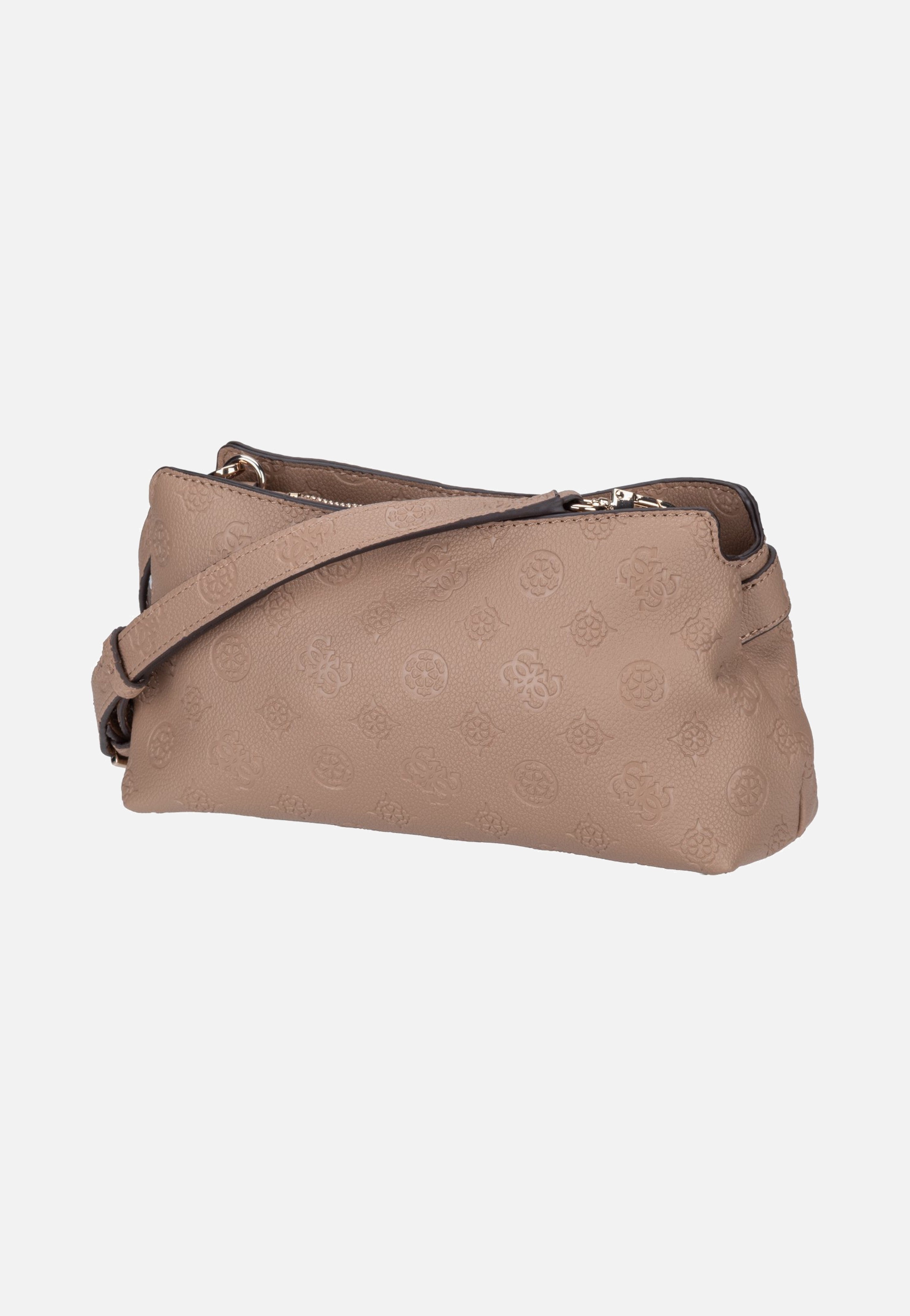 Guess Ella Logo Girlfriend 46730 Beige Logo Crossbody Bag