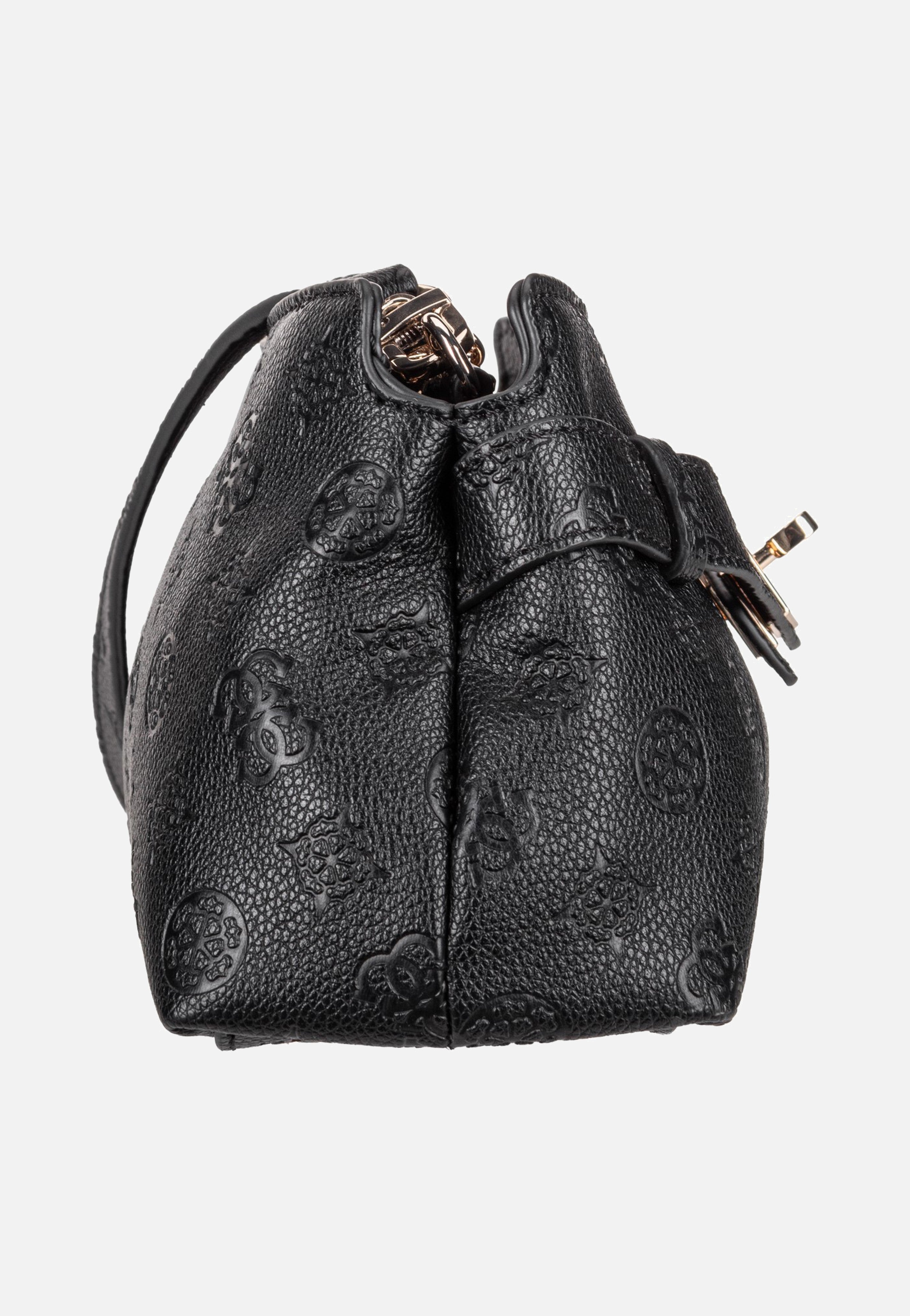Guess Ella Logo Girlfriend 46730 Black Logo Crossbody Bag