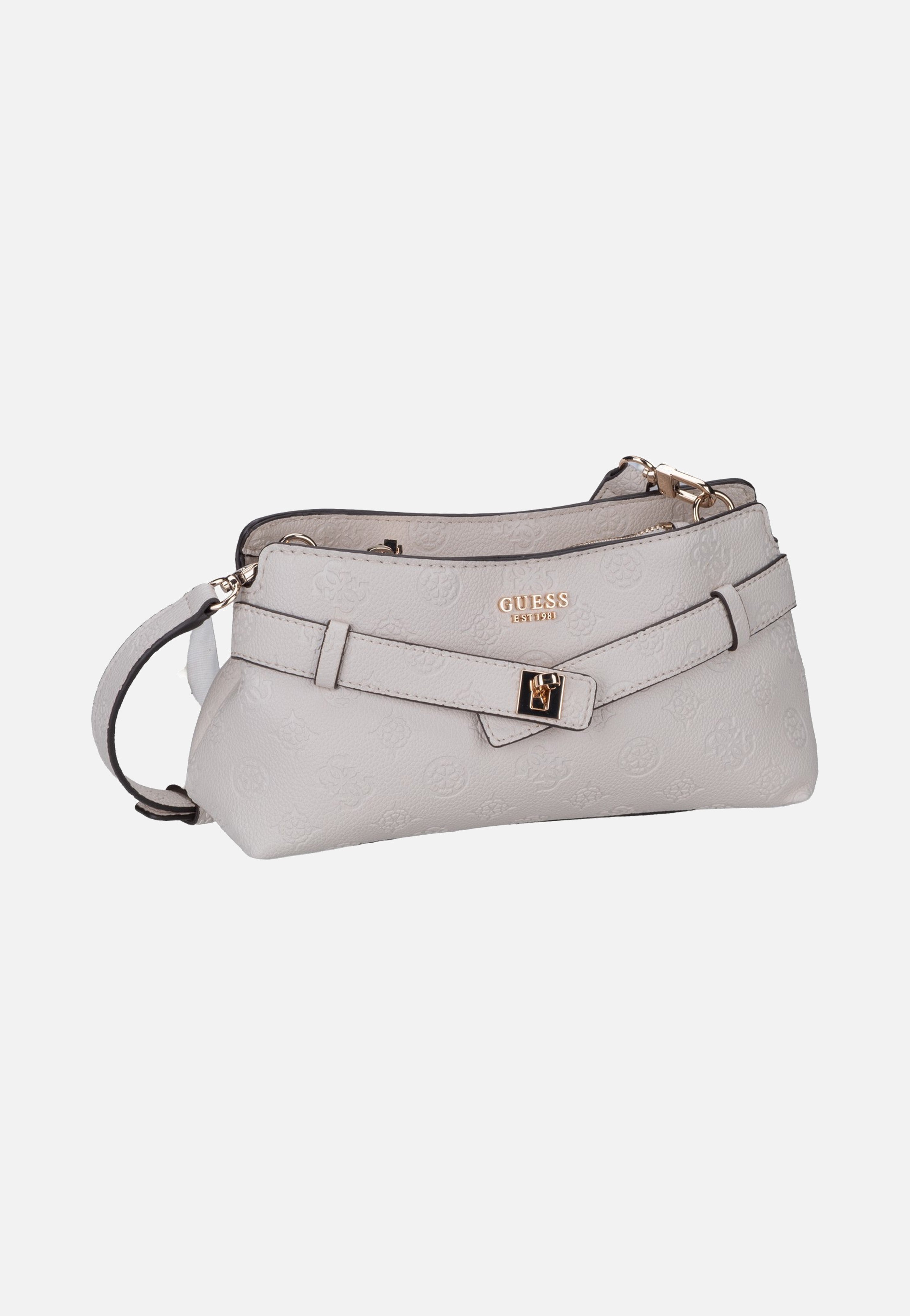 Guess Ella Logo Girlfriend 46730 Stone Logo Crossbody Bag
