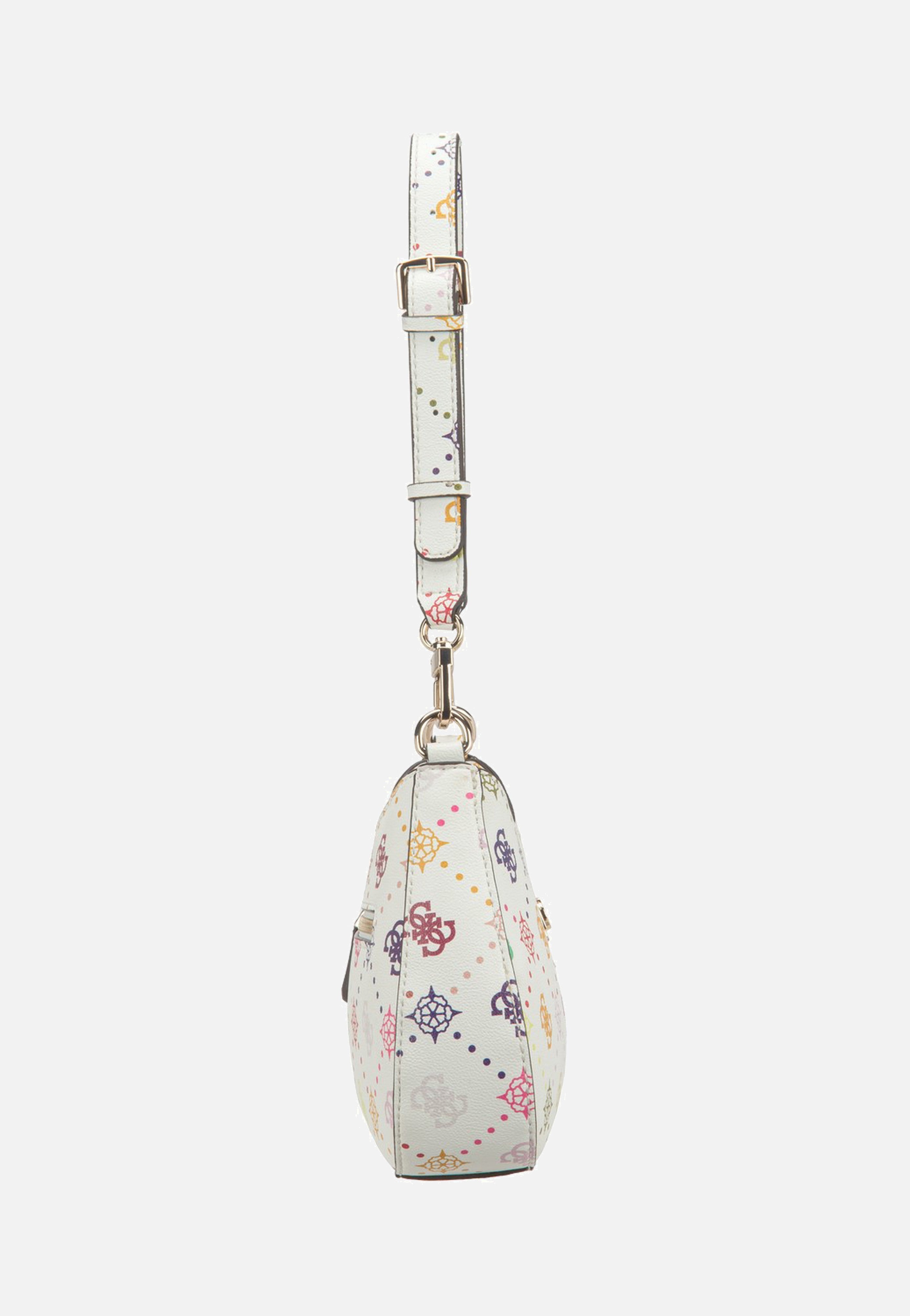 Guess - Emelie Logo Top Zip Shldr Multi Logo - Shoulder Bag | Women-Image